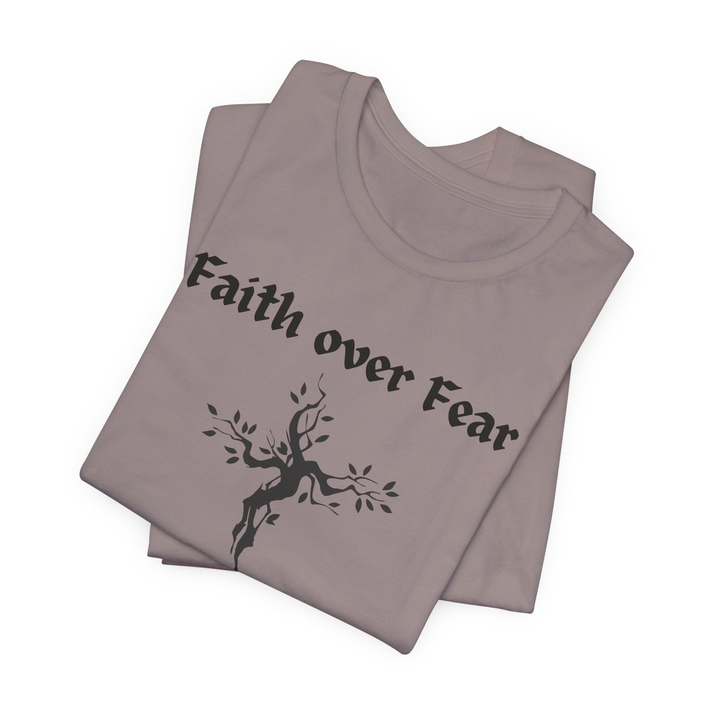 Faith Over Fear Jersey Short Sleeve Tee