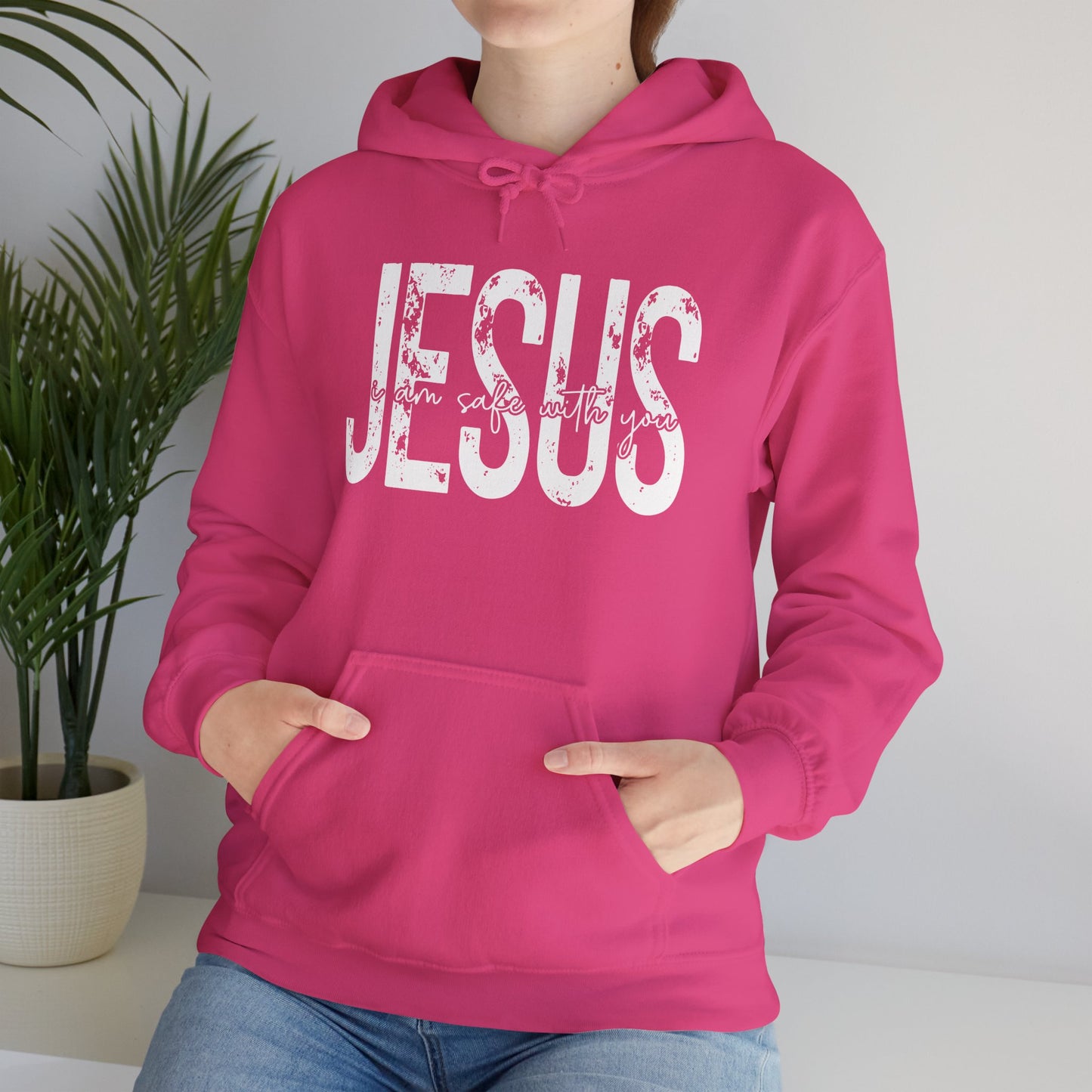 Jesus I Am Safe With You Heavy Blended Hoodie