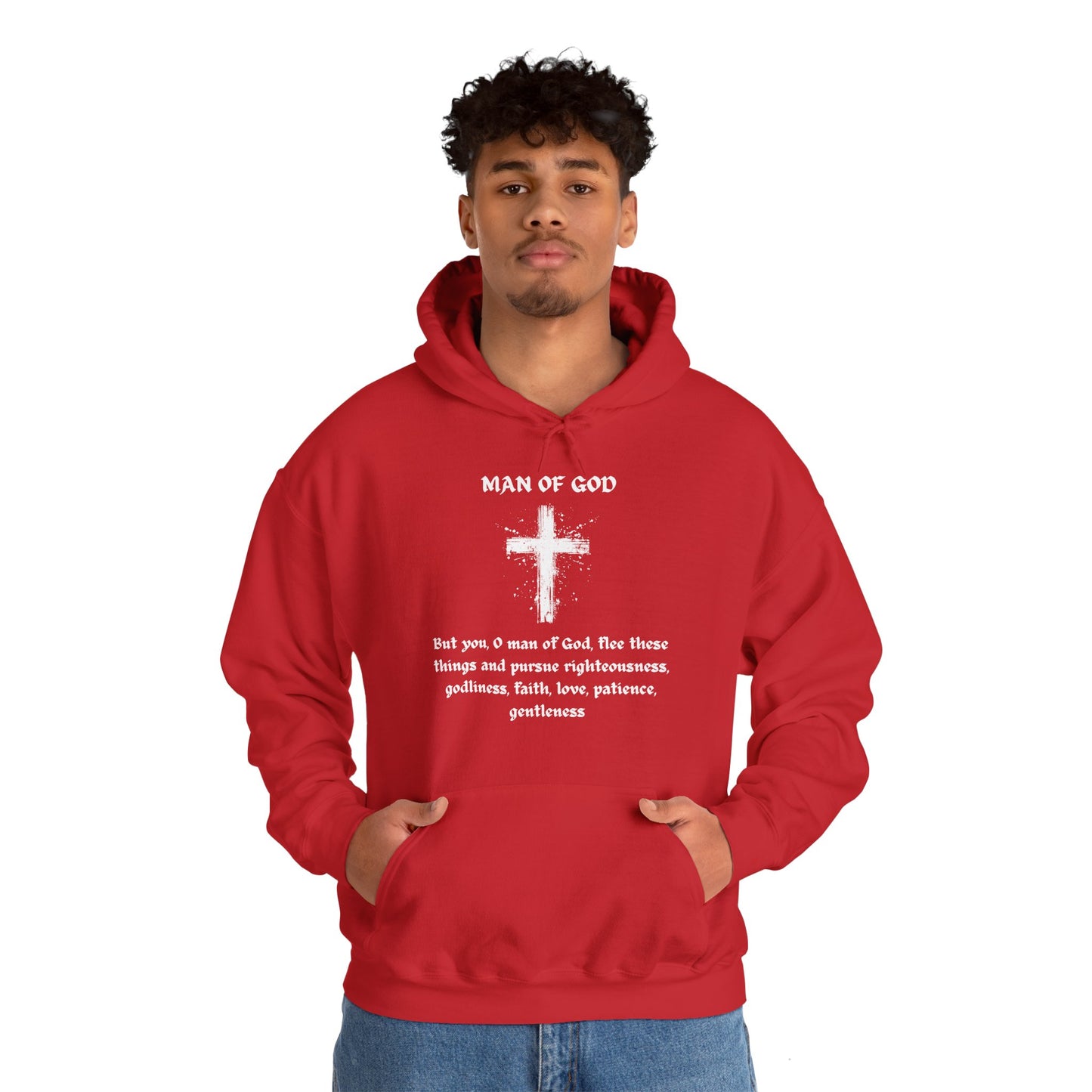 Man of God Heavy Blend™ Hooded Sweatshirt