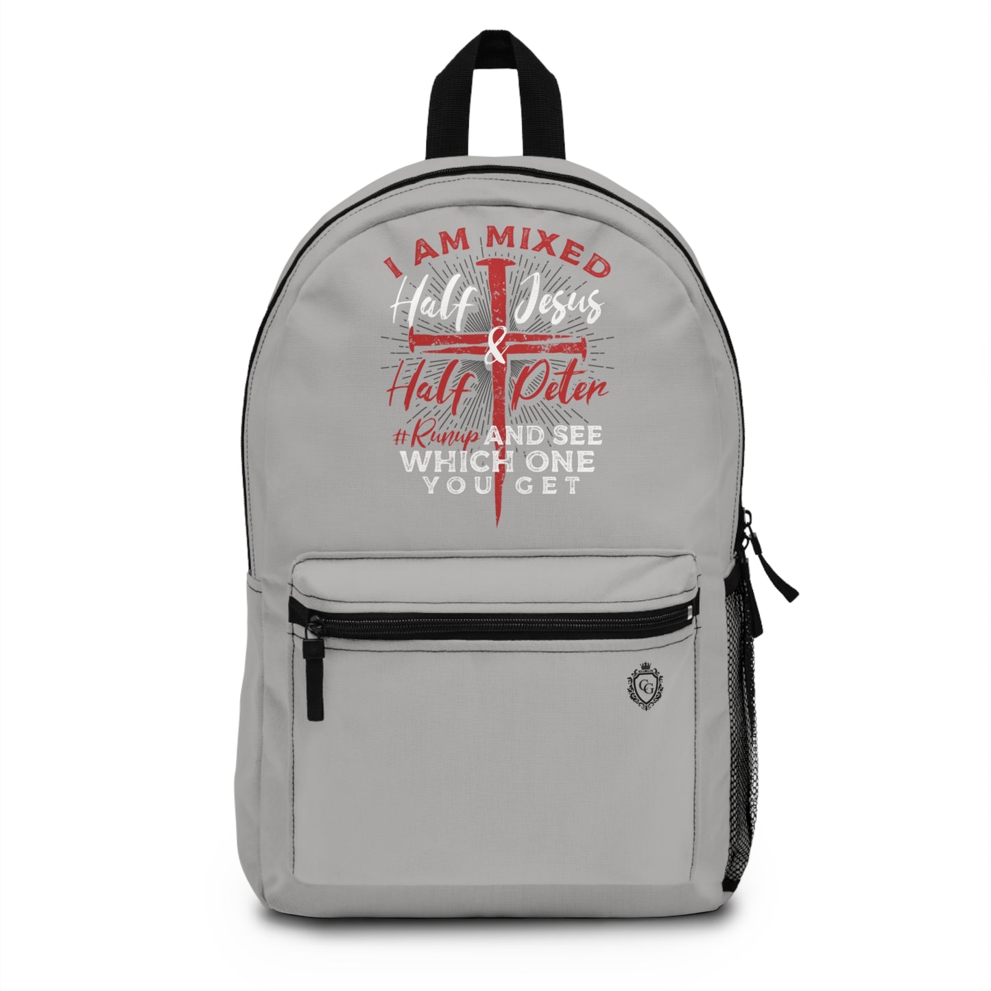 Half Jesus Half Peter Backpack