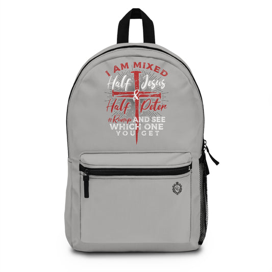 Half Jesus Half Peter Backpack