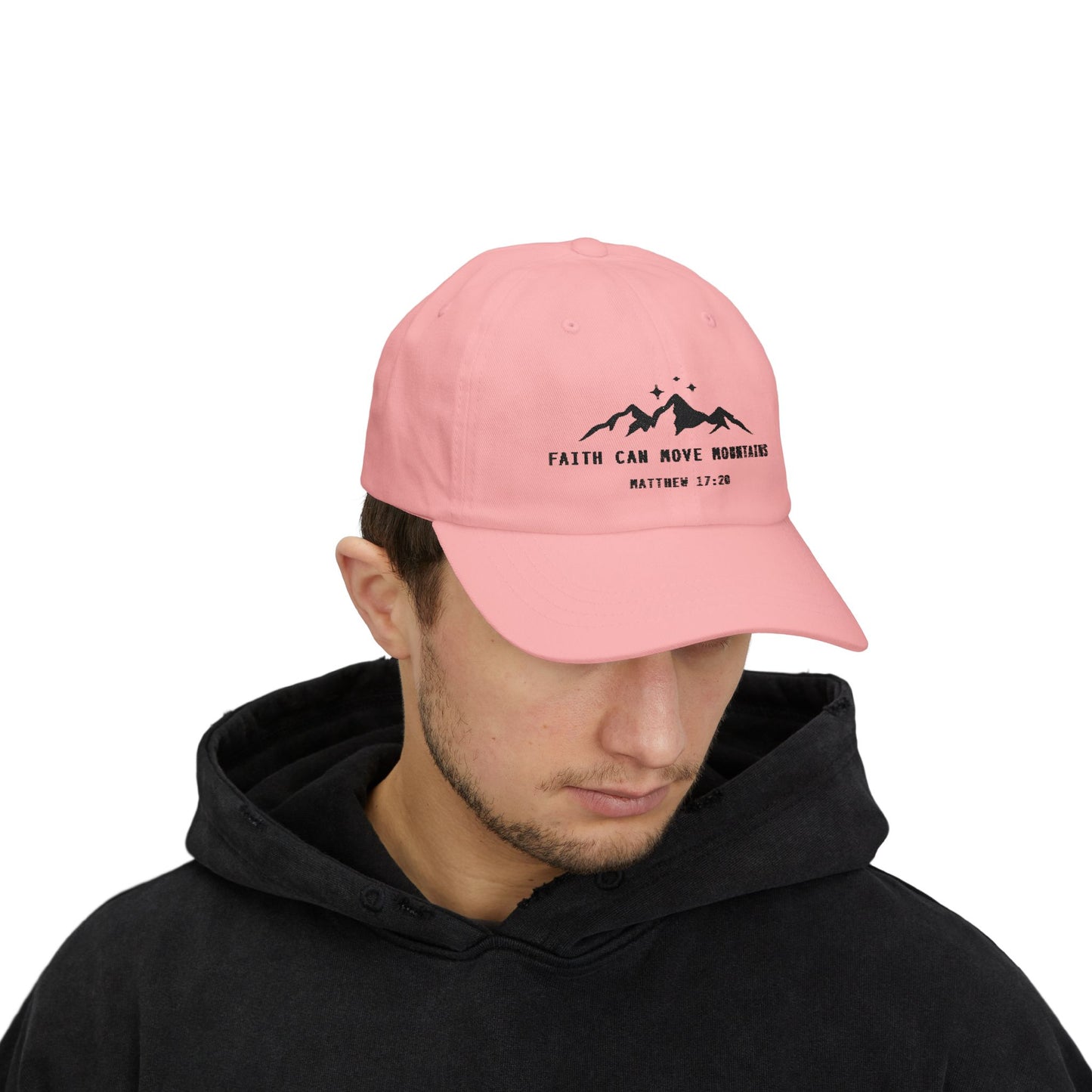 Faith Can Move Mountains Embroidered Cap