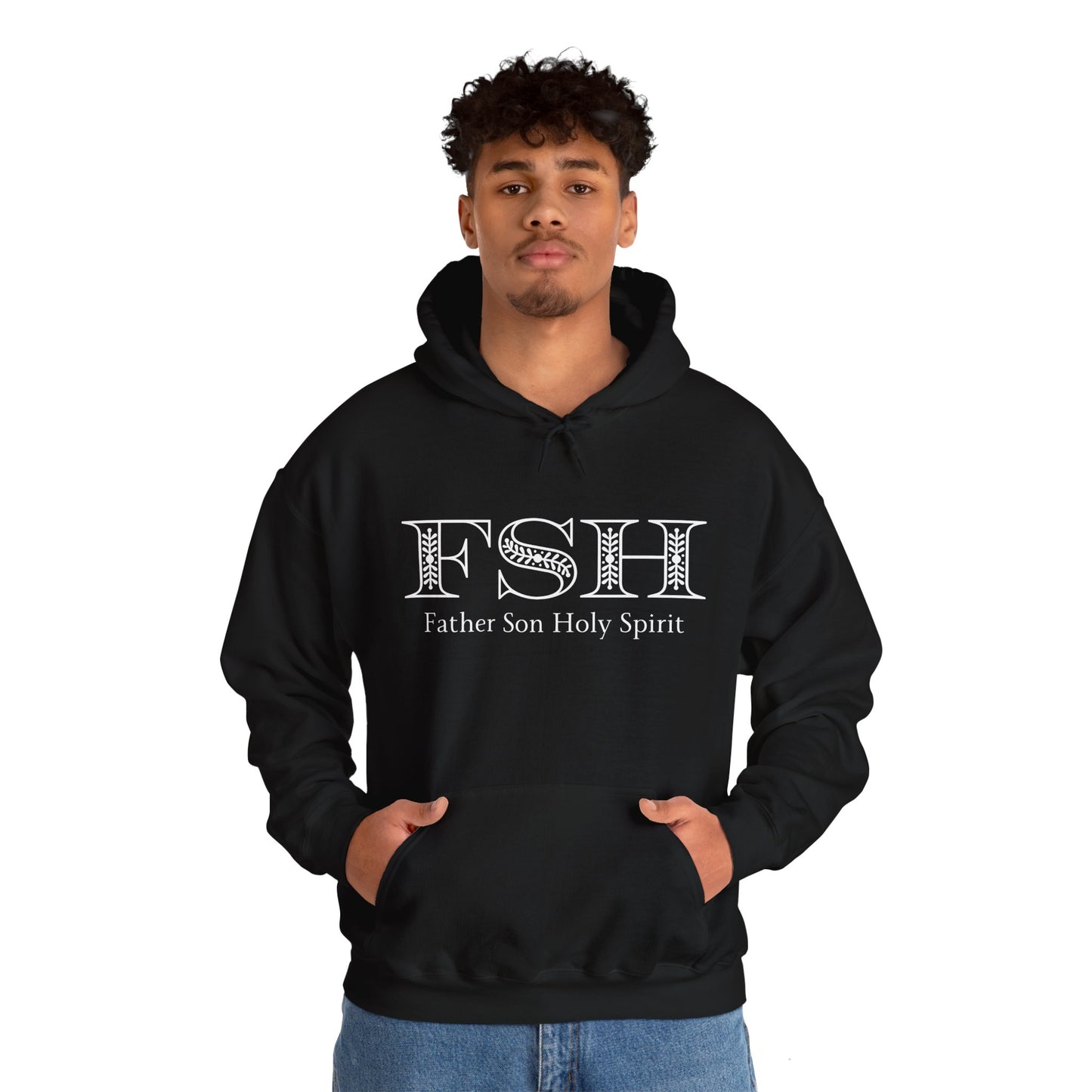 Father Son Holy Spirit Heavy Blend™ Hooded Sweatshirt