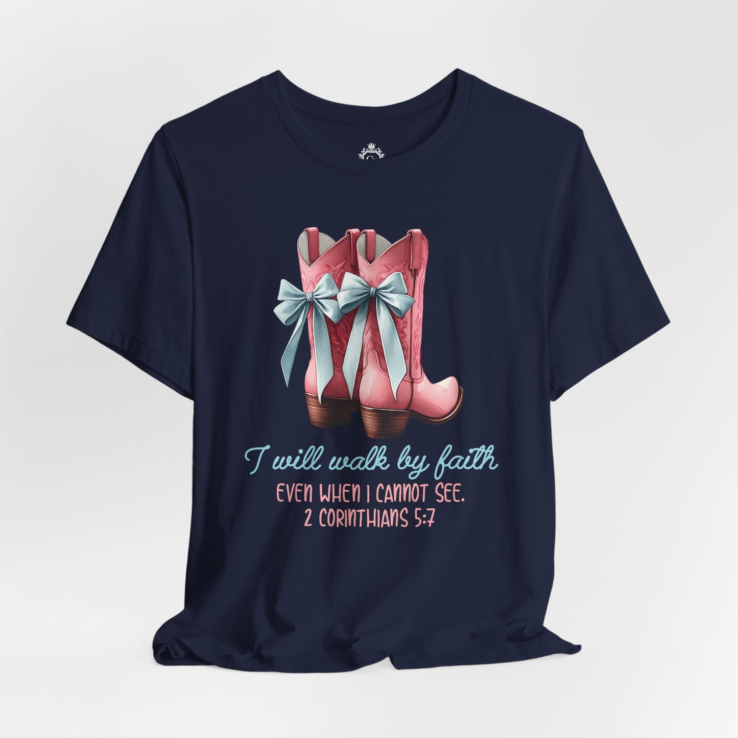 Walk By Faith Jersey Short Sleeve Tee
