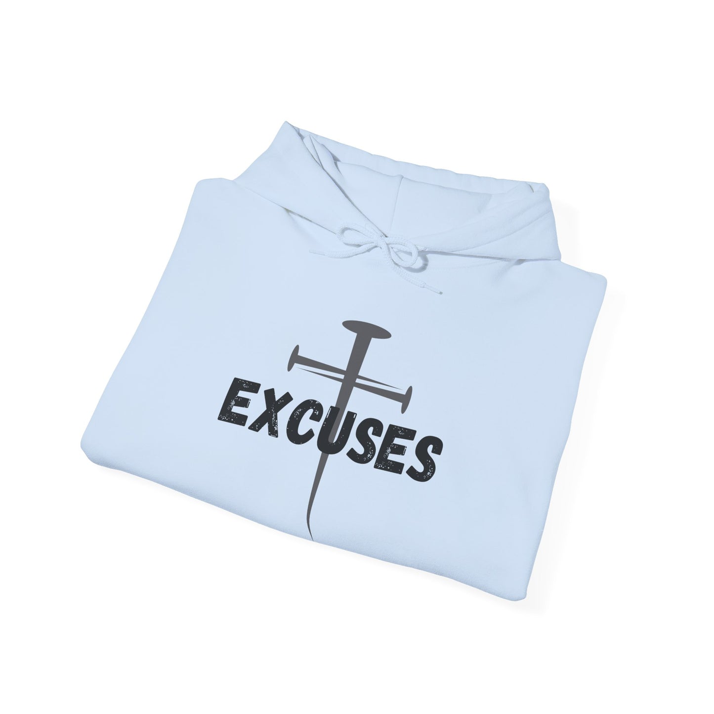 Crucified My Excuses Heavy Blend™ Hooded Sweatshirt