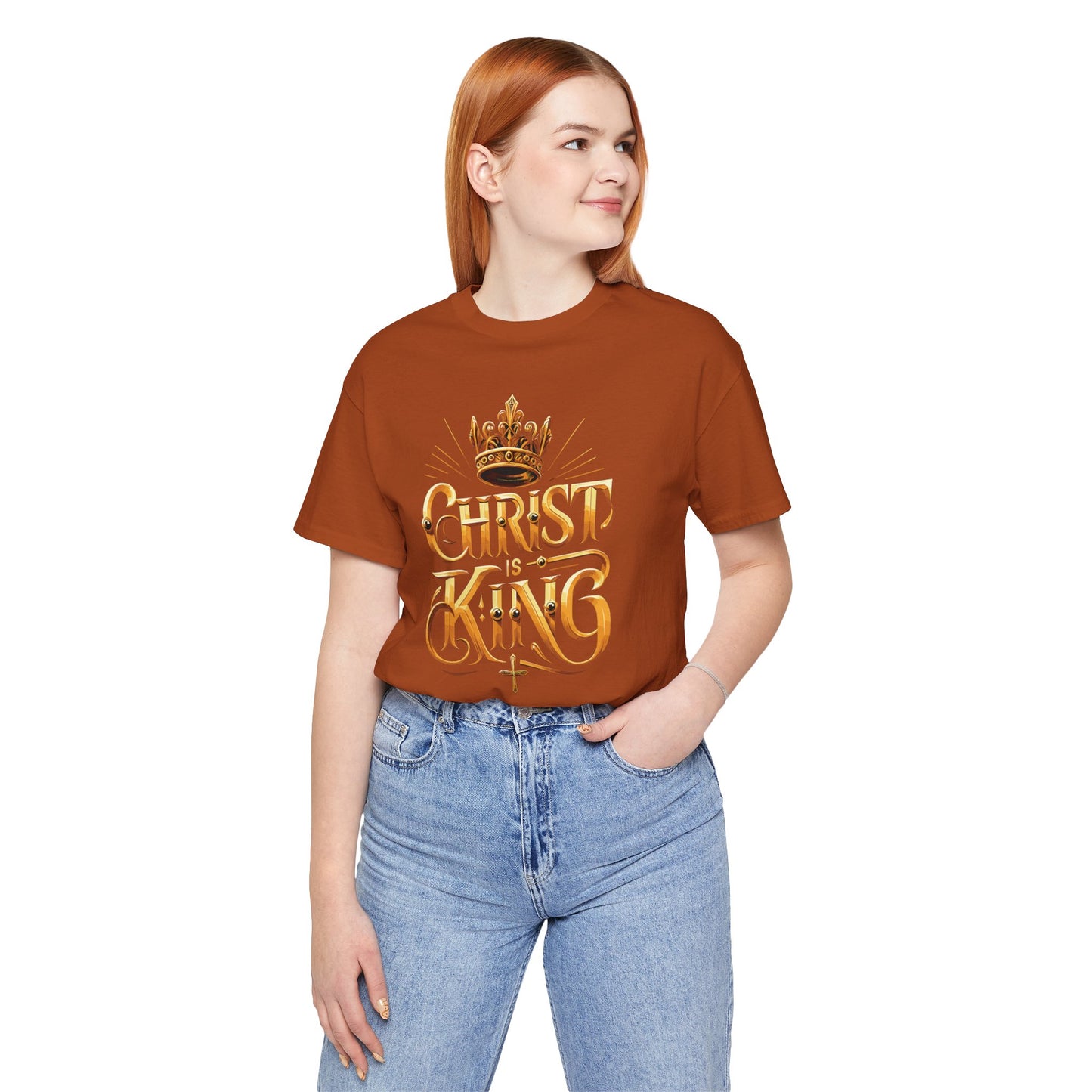 Christ Is King Jersey Short Sleeve Tee