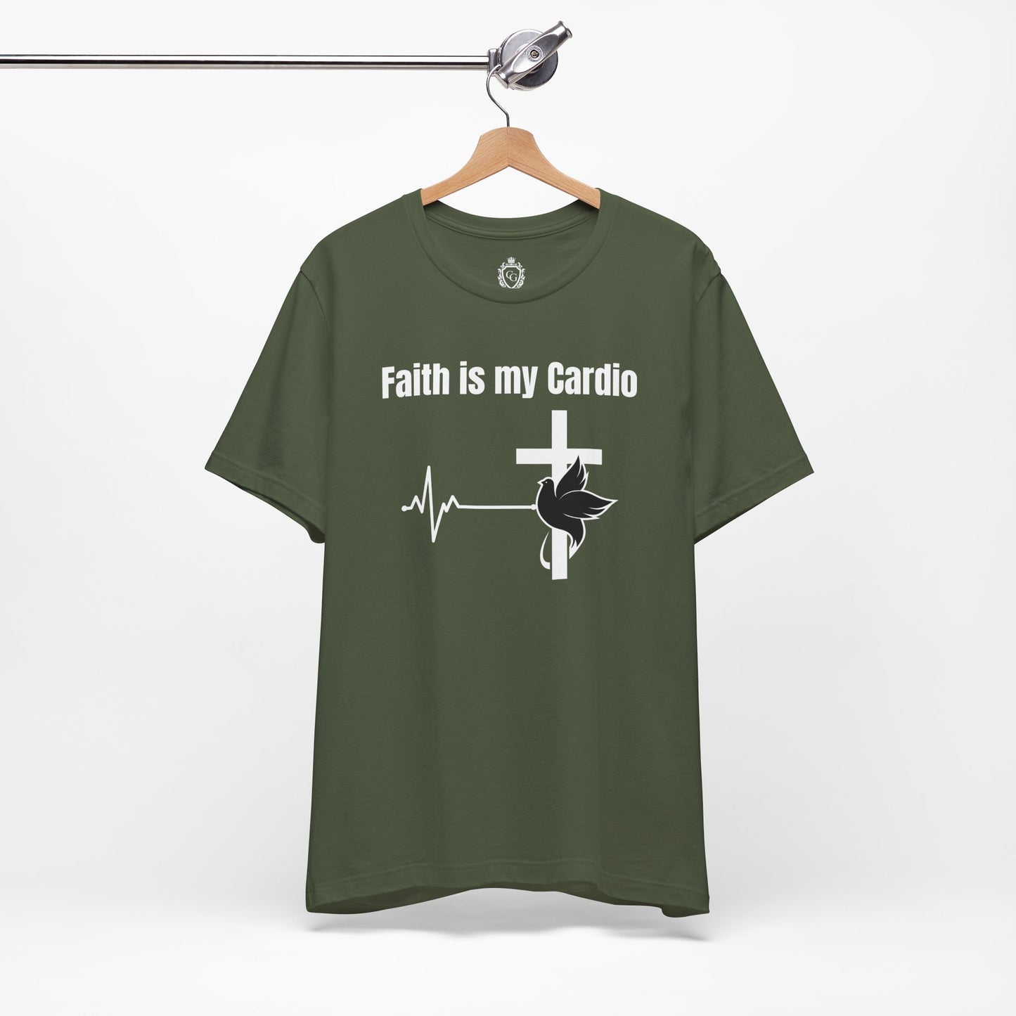 Faith Is My Cardio Jersey Short Sleeve Tee