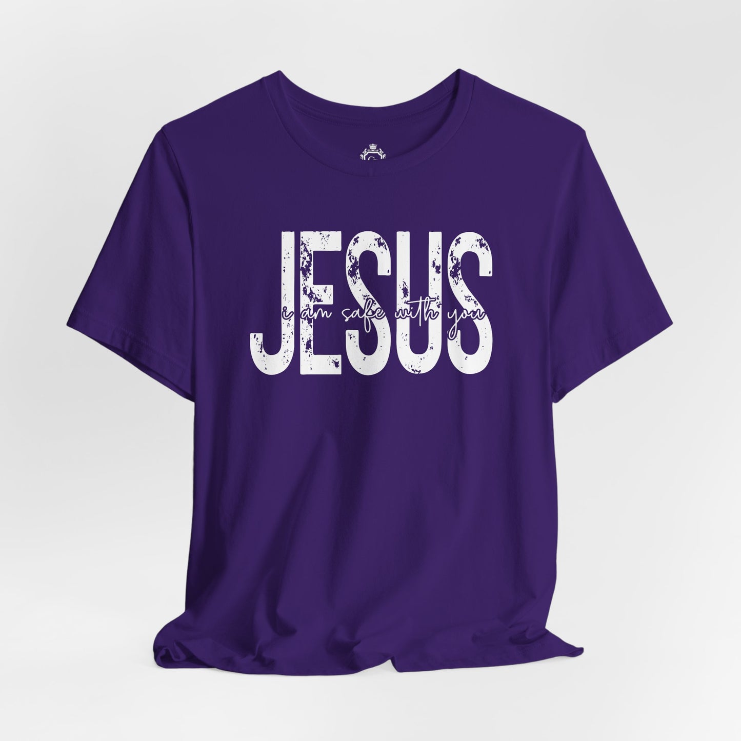 Jesus I am Safe With You Jersey Short Sleeve Tee