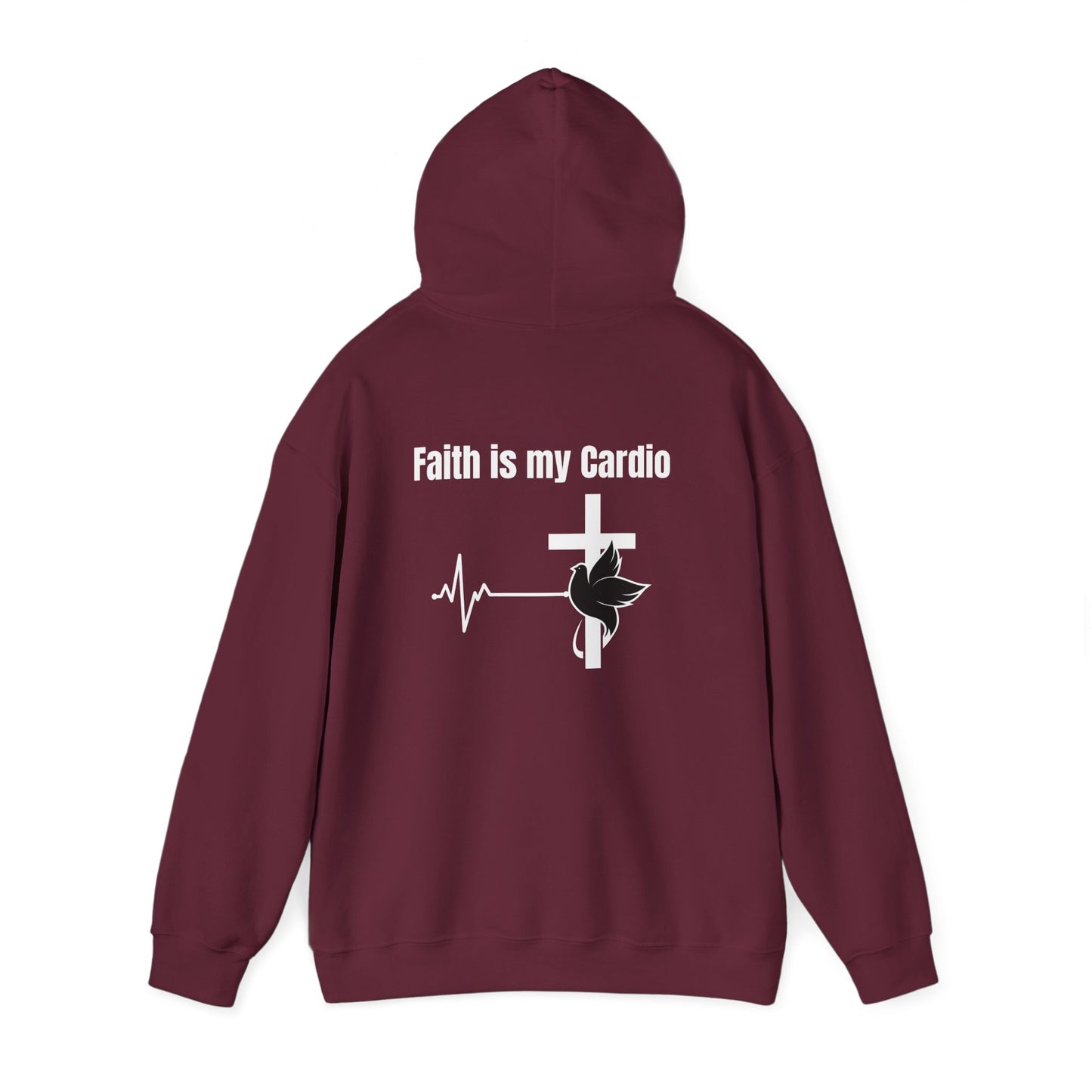 Heavy Blend Hoodie - Faith Is My Cardio