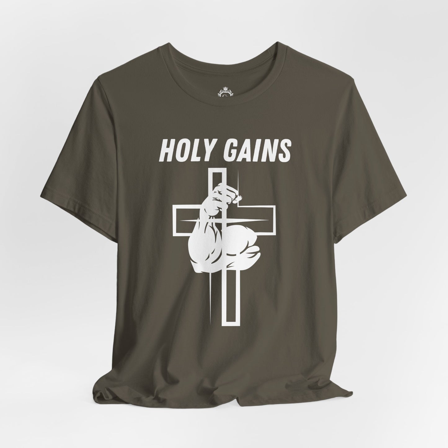 Holy Gains Jersey Short Sleeve Tee