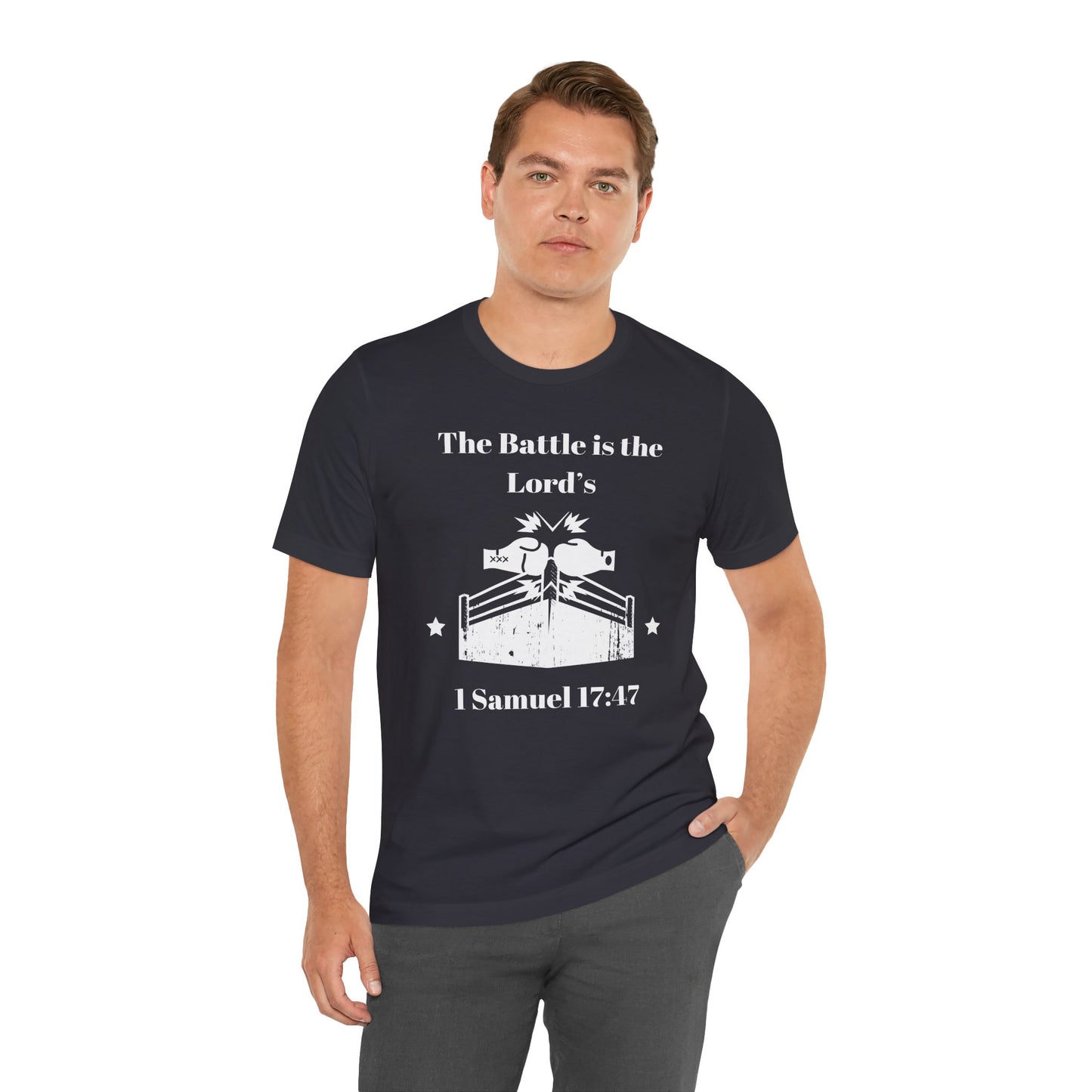 The Battle Is The Lord's Jersey Short Sleeve Tee