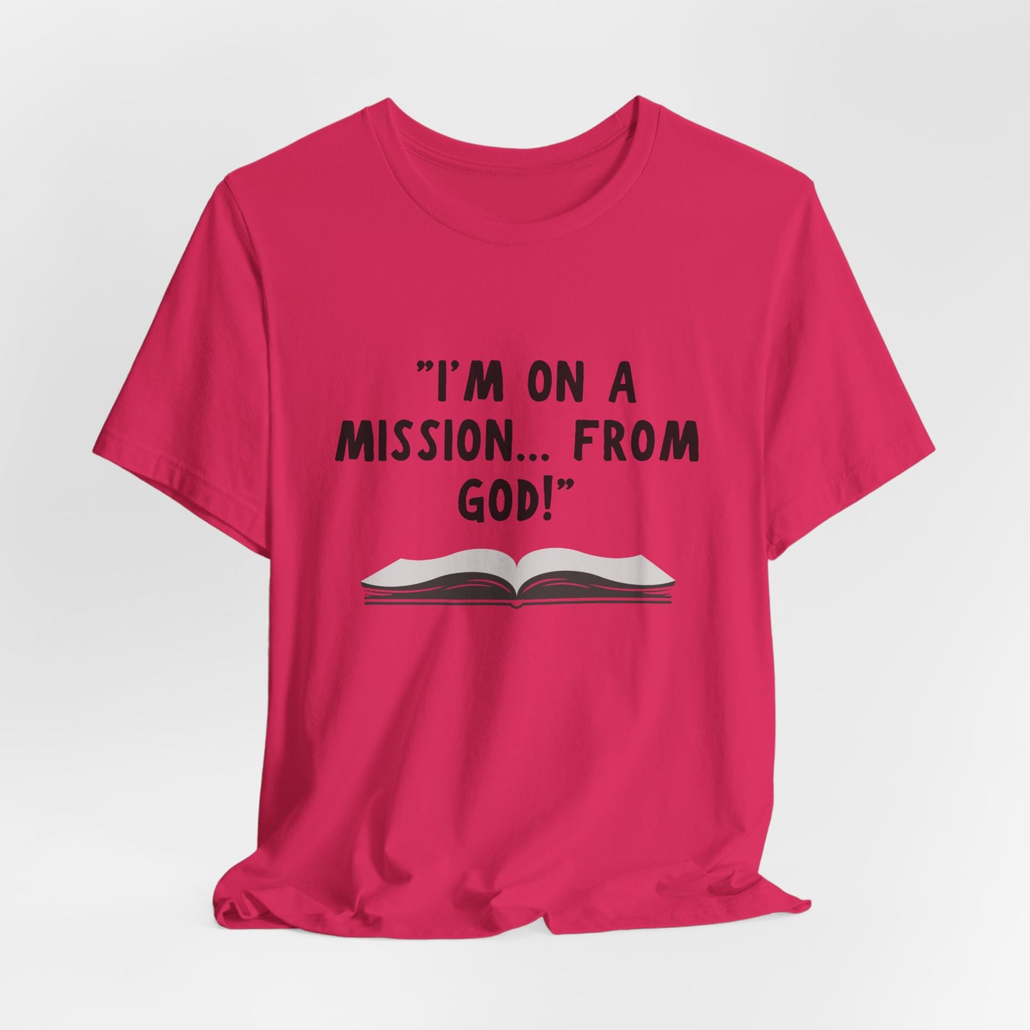 I'm On A Mission From God Jersey Short Sleeve Tee