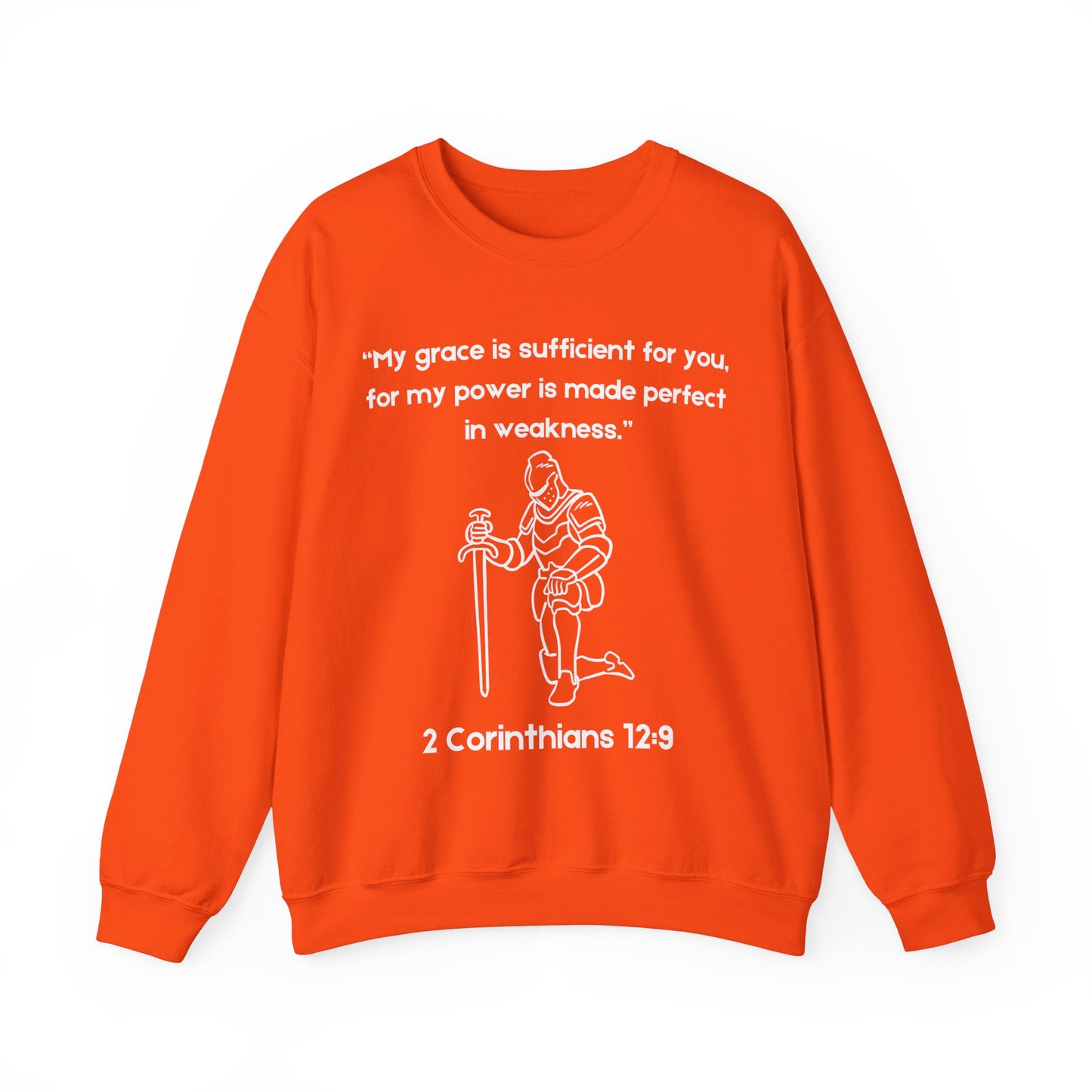 My Grace Is Sufficient Heavy Blend™ Crewneck Sweatshirt