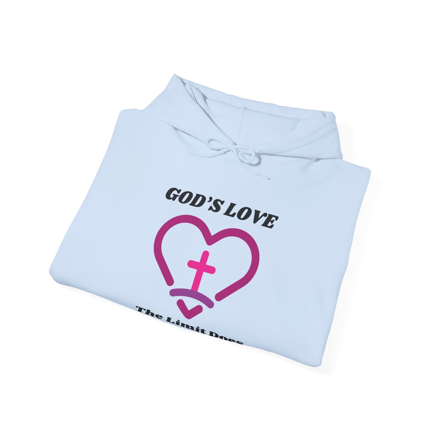 God's Love The Limit Does Not Exist Heavy Blend™ Hooded Sweatshirt