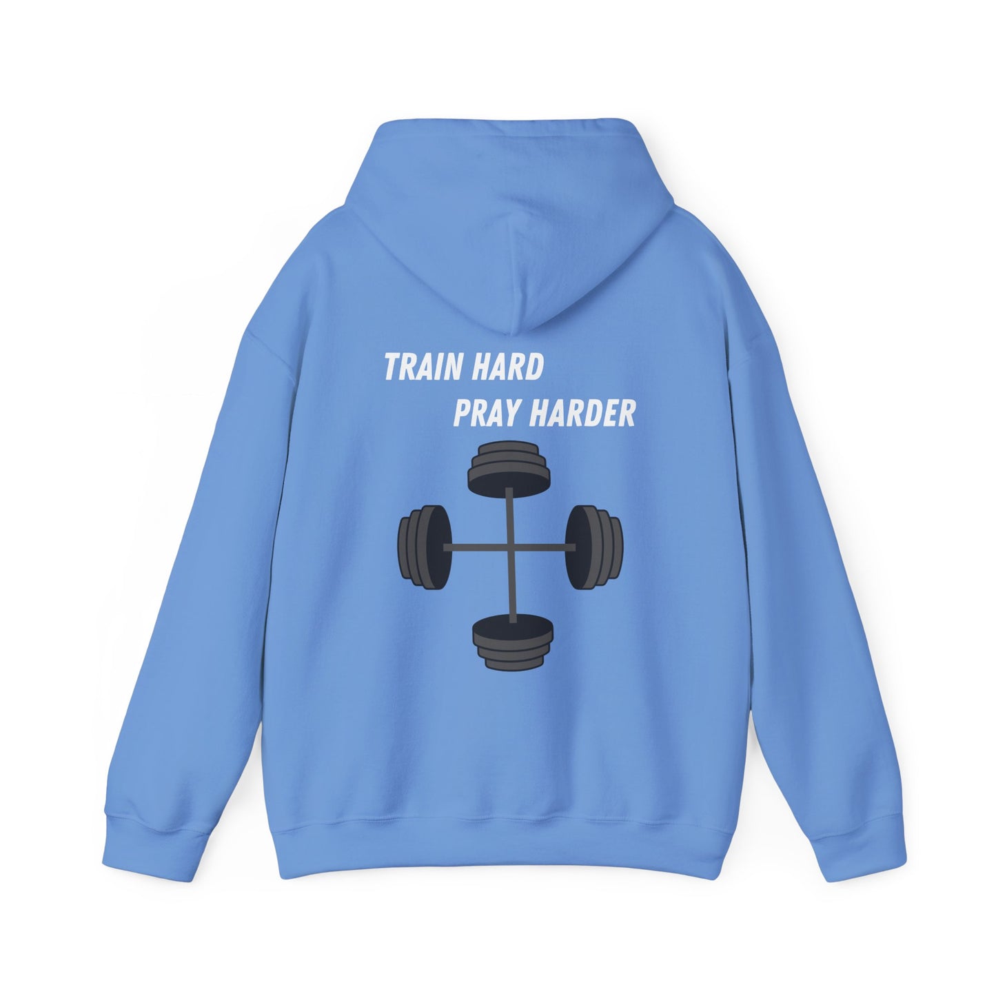 Train Hard Pray Harder Heavy Blend™ Hooded Sweatshirt