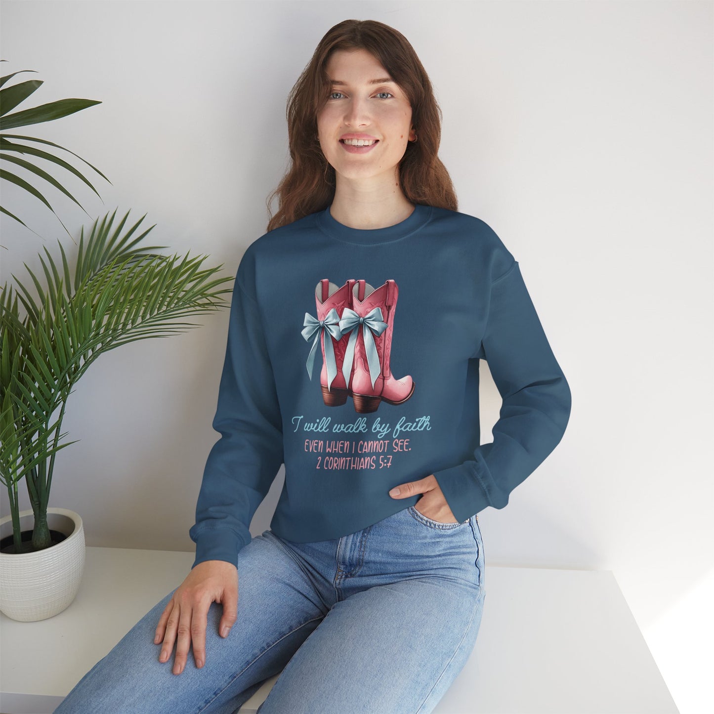 Walk By Faith Women Sweatshirt