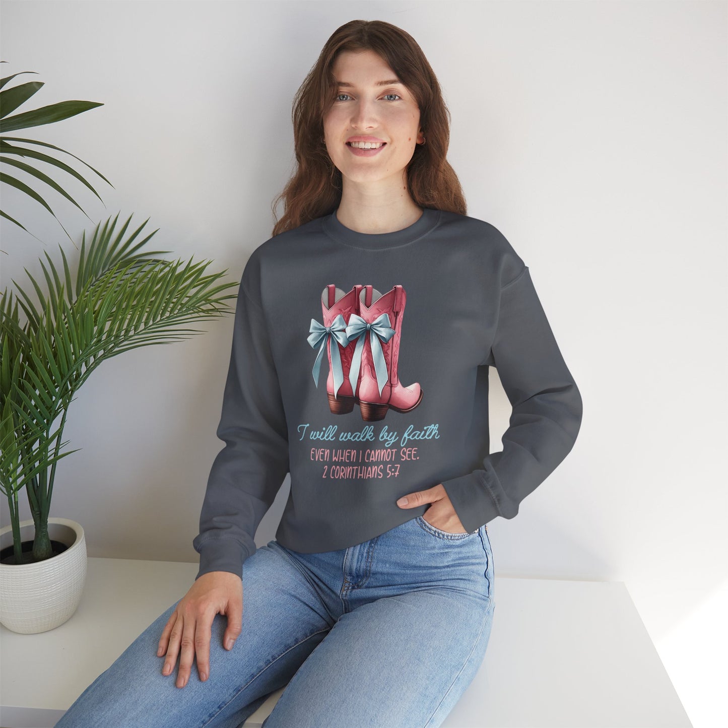 Walk By Faith Women Sweatshirt
