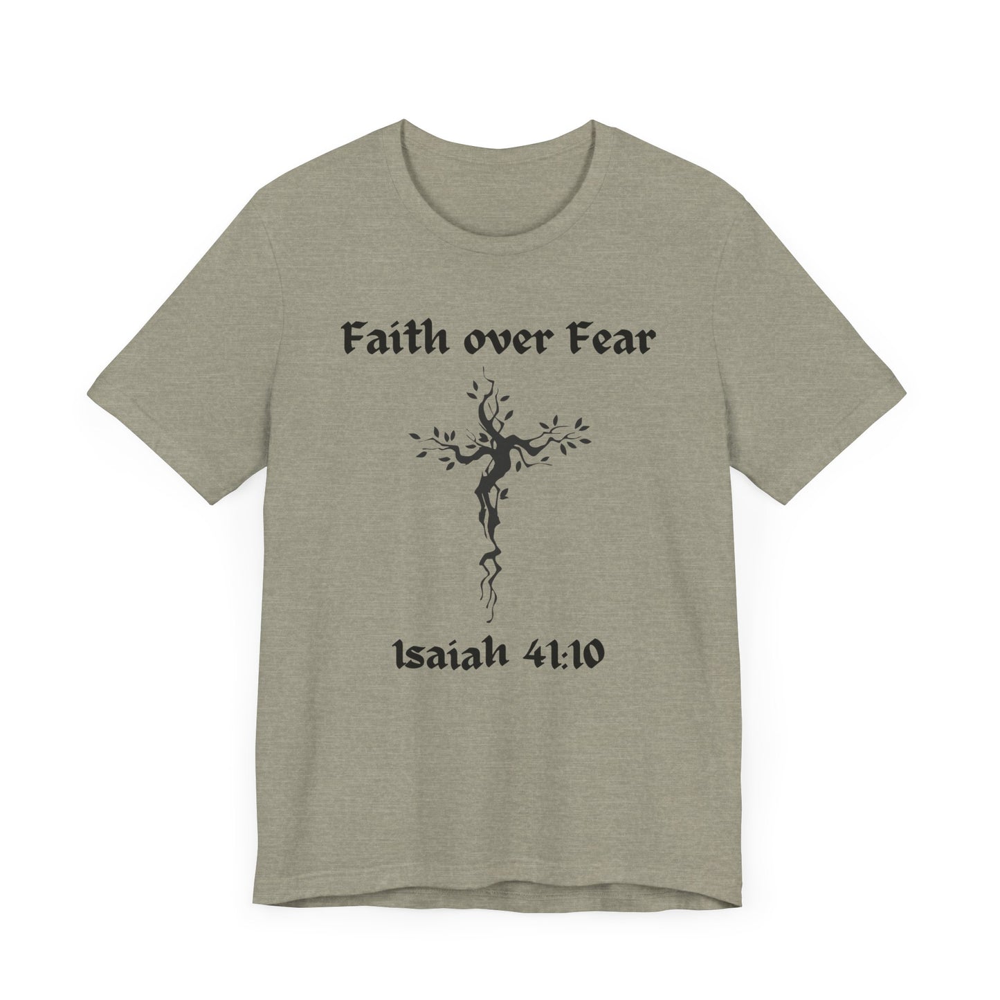 Faith Over Fear Jersey Short Sleeve Tee