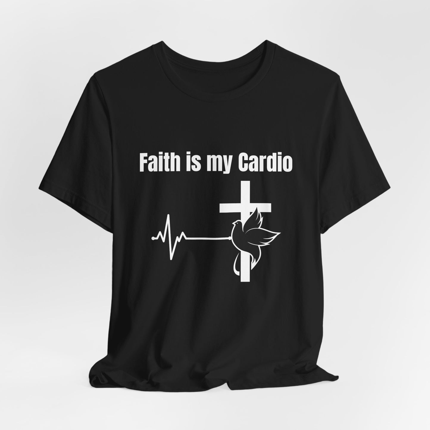 Faith Is My Cardio Jersey Short Sleeve Tee