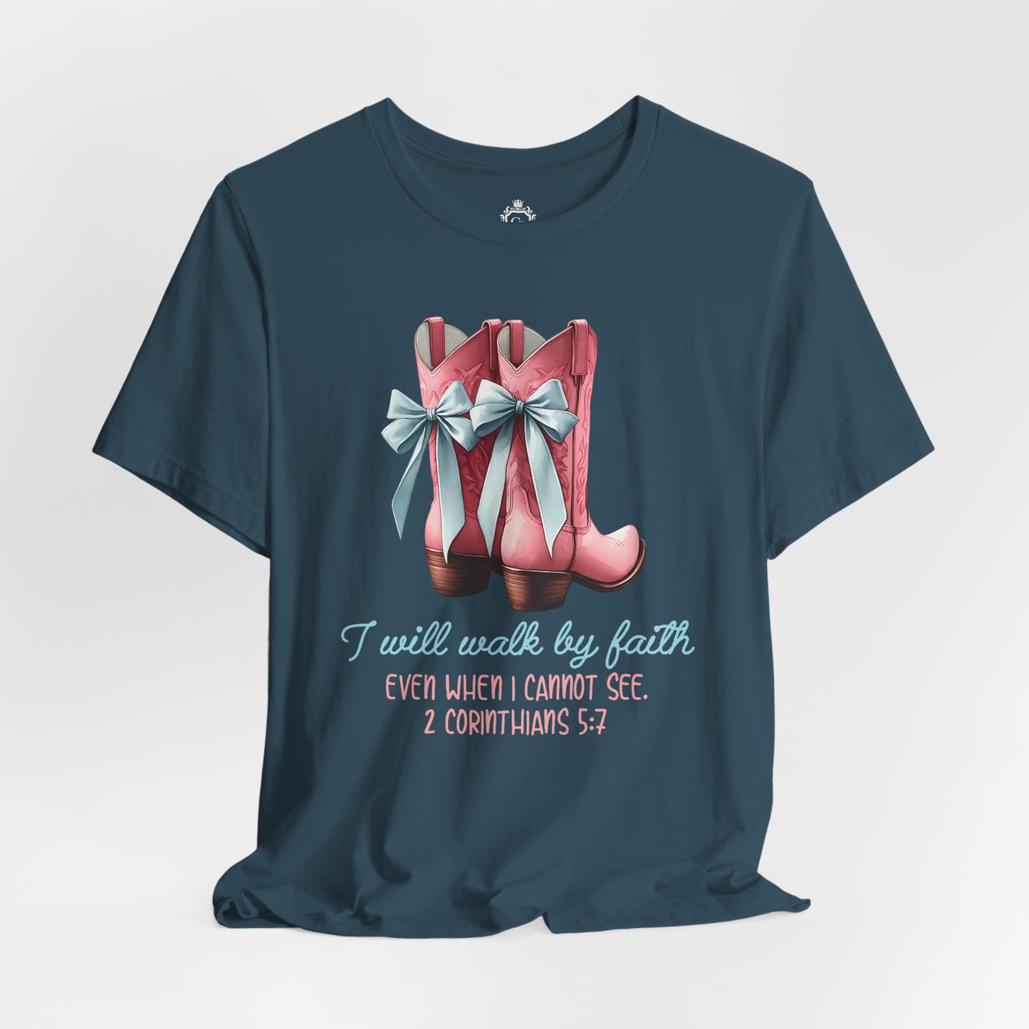 Walk By Faith Jersey Short Sleeve Tee