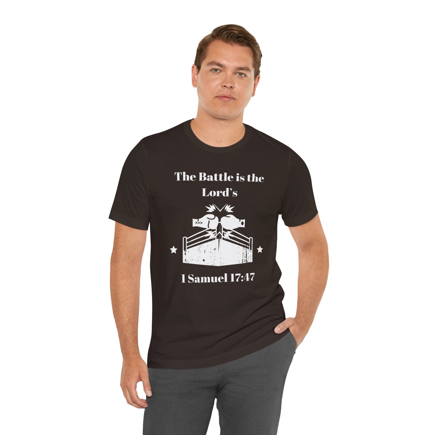 The Battle Is The Lord's Jersey Short Sleeve Tee