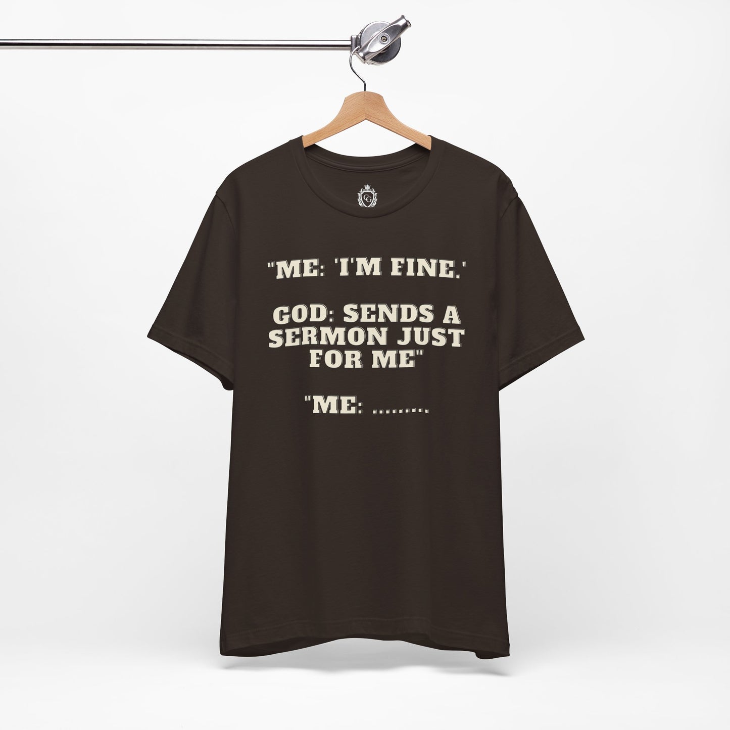 Sermon Just For Me Jersey Short Sleeve Tee