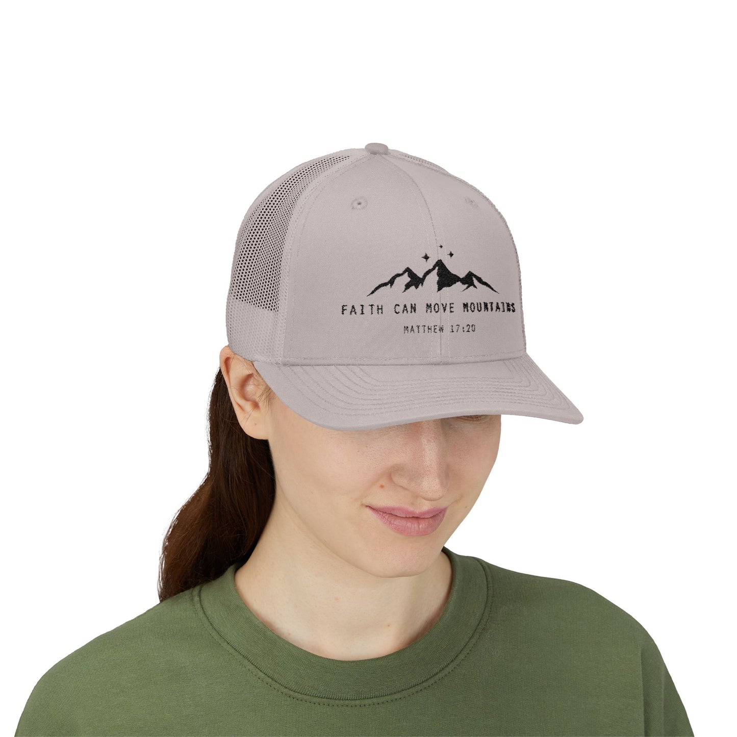 Faith Can Move Mountains Snapback Cap