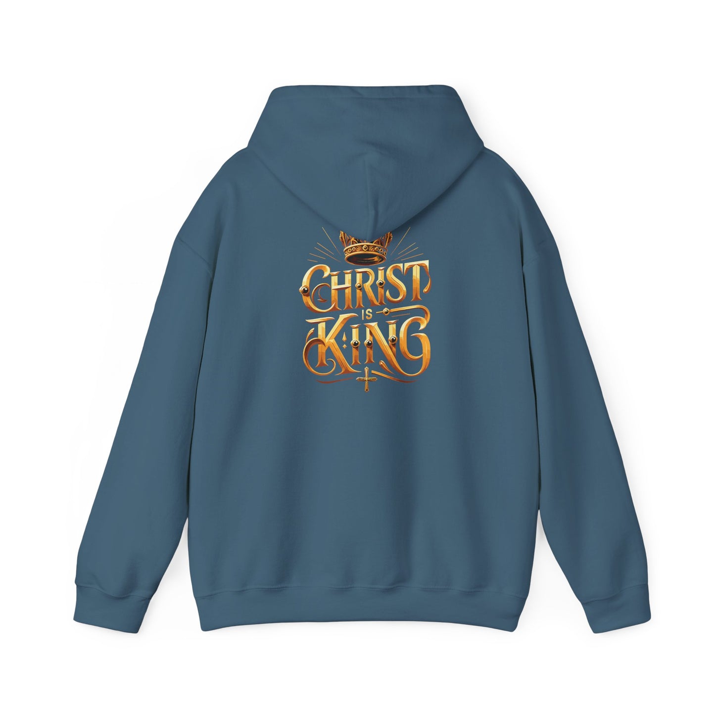 Christ Is King Heavy Blended Hoodie