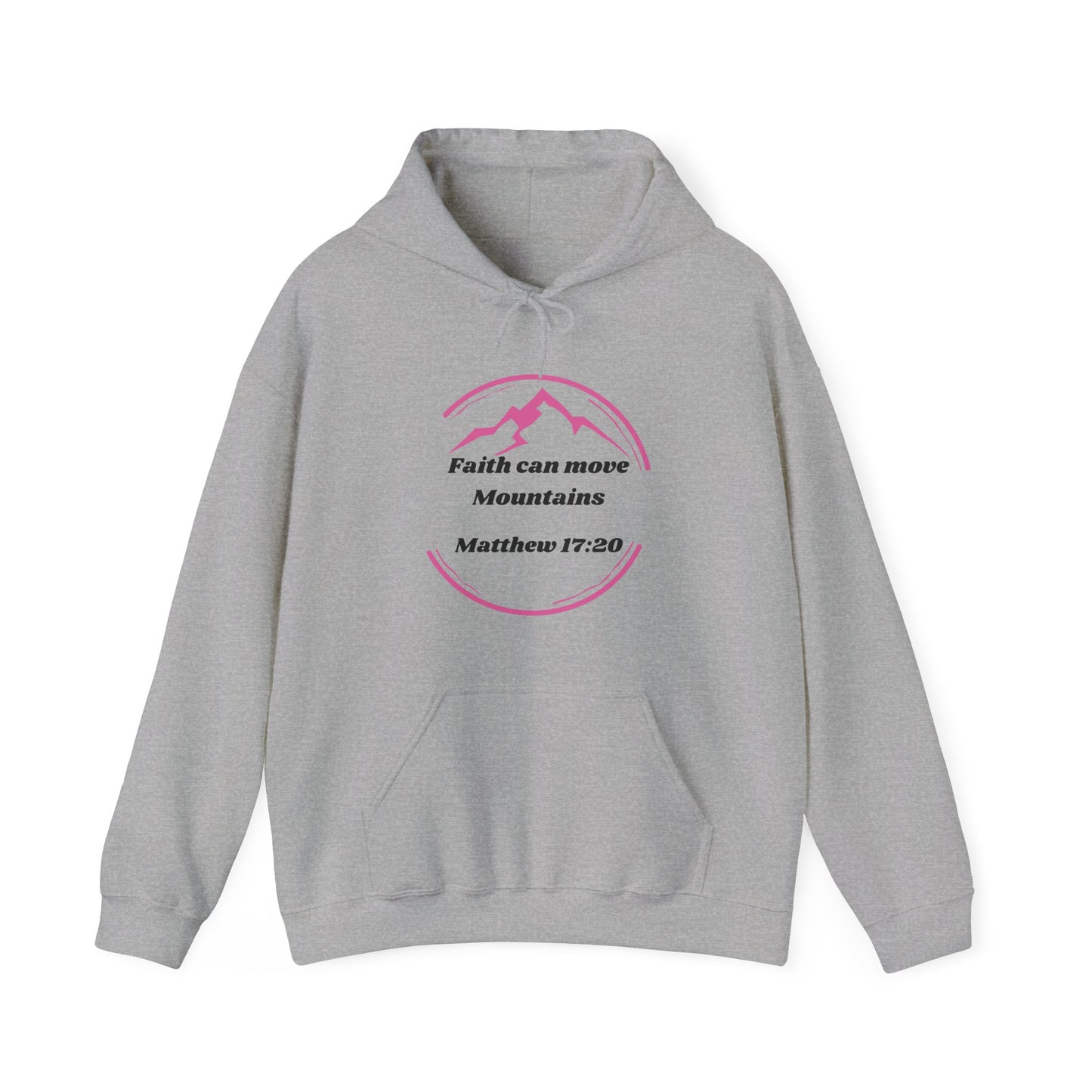 Faith Can Move Mountains Heavy Blend™ Hooded Sweatshirt