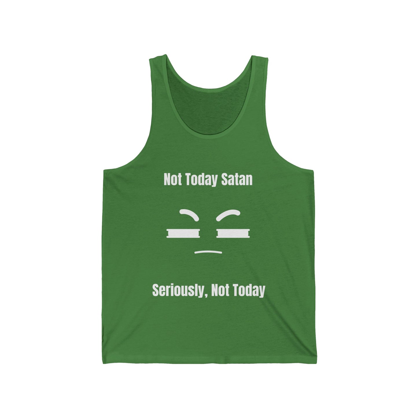 Not Today Satan Jersey Tank