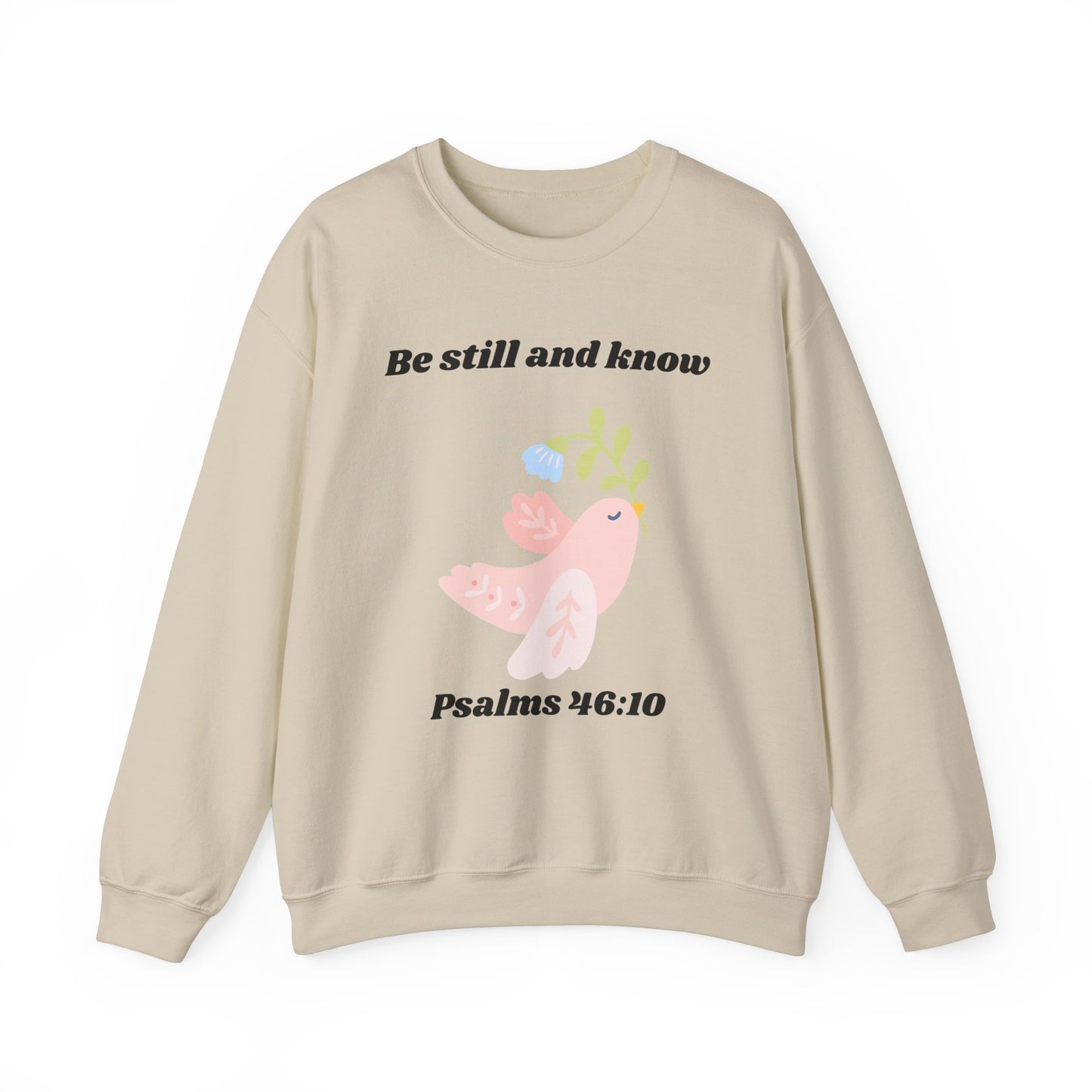 Be Still And Know Heavy Blend™ Crewneck Sweatshirt