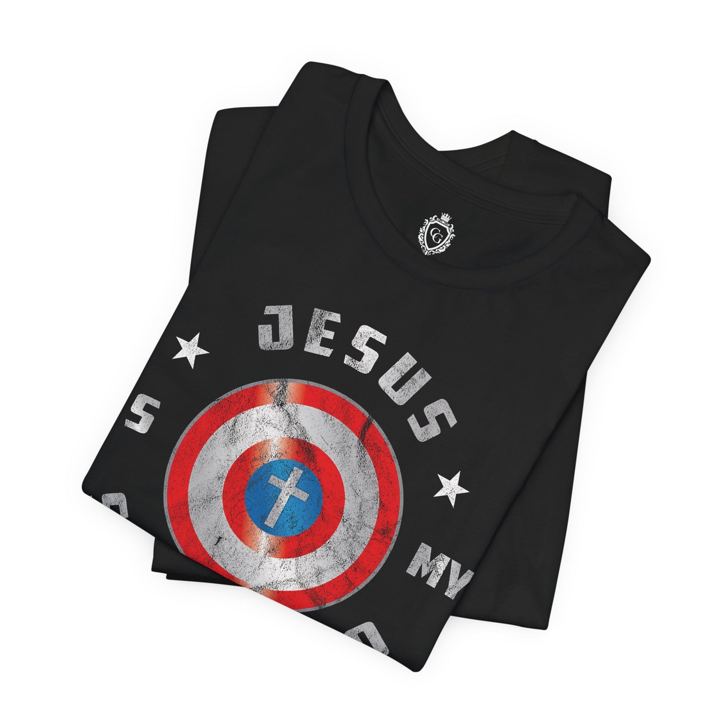 Jesus Is My Super Hero Jersey Short Sleeve Tee