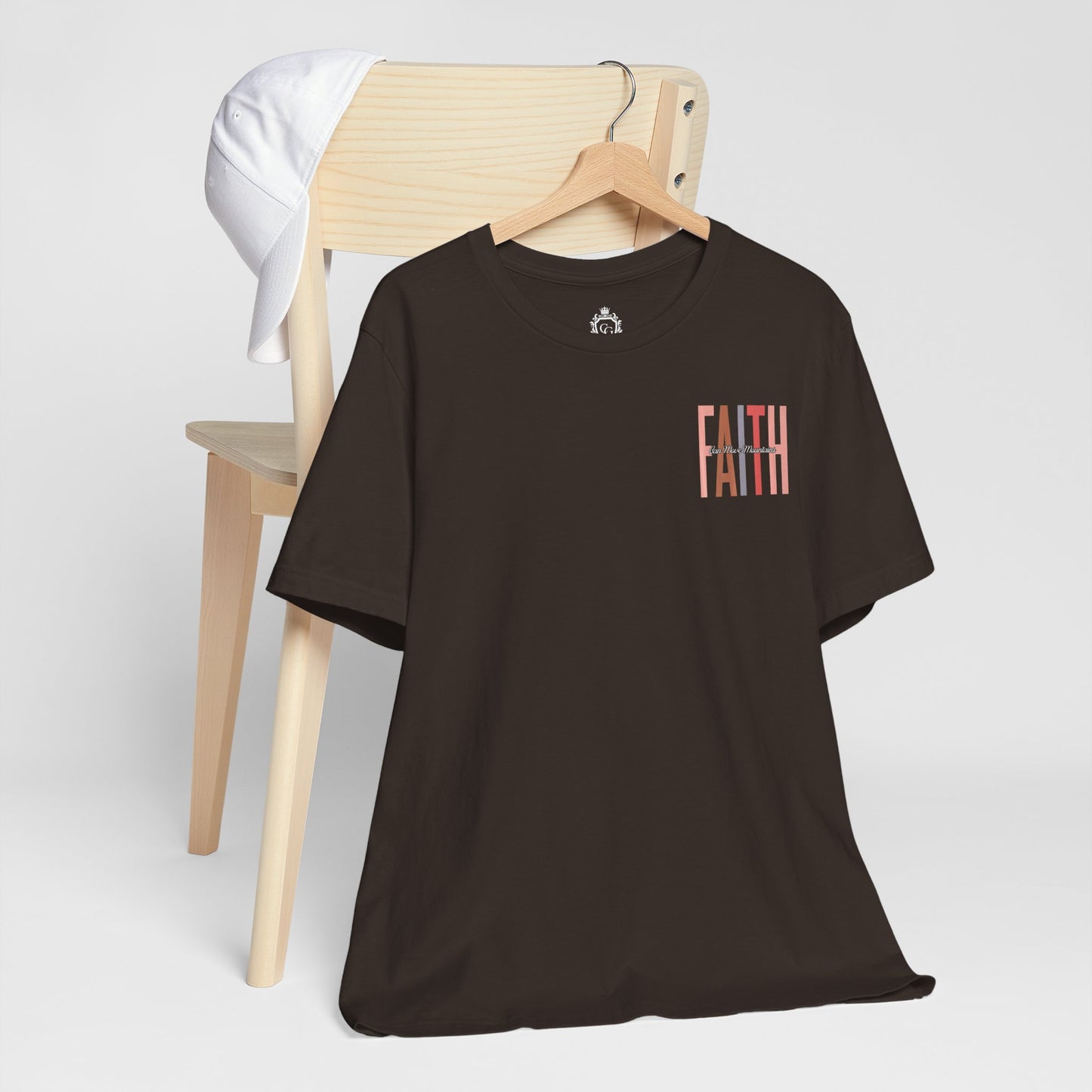 Faith Can Move Mountains Jersey Short Sleeve Tee