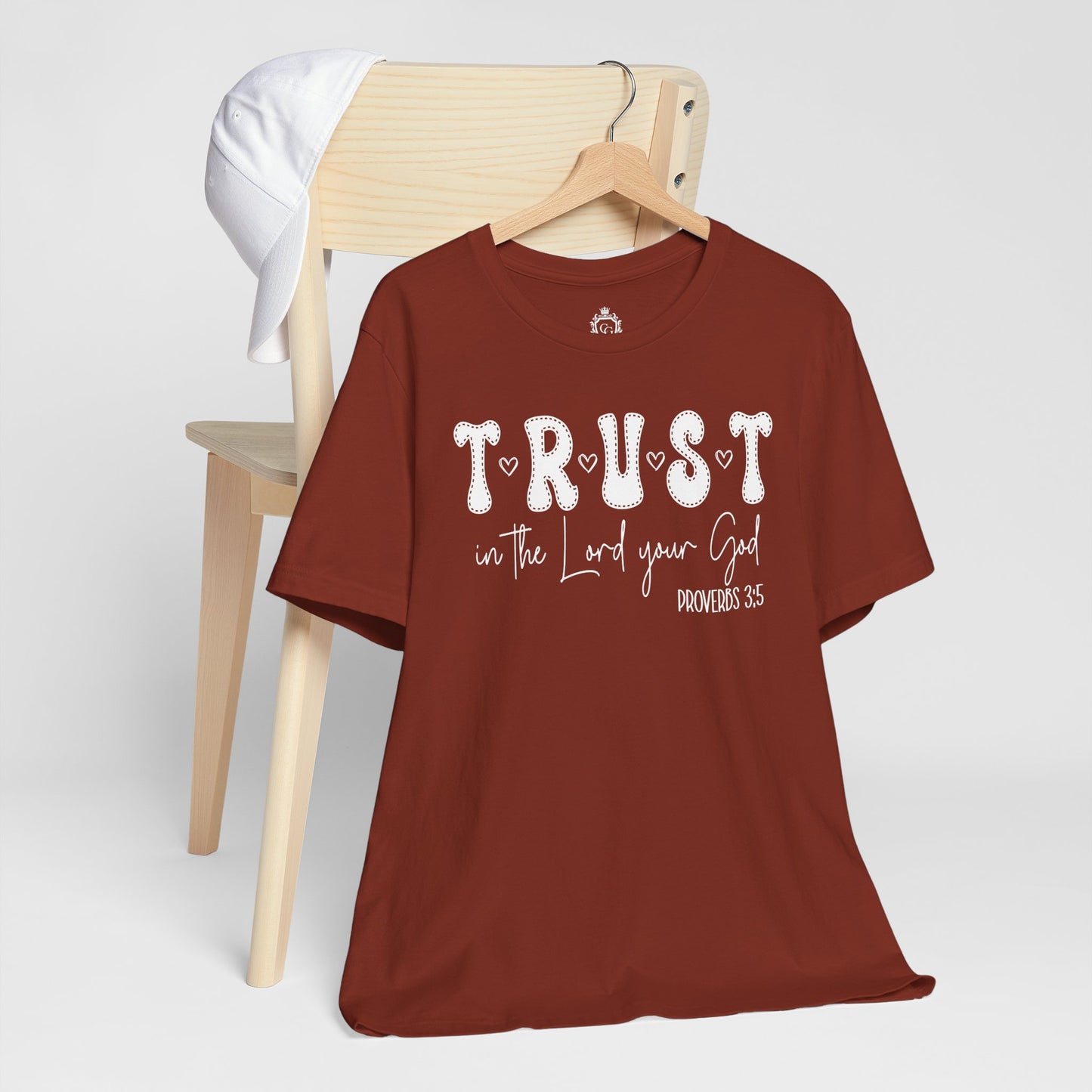 Trust In The Lord Your God Jersey Short Sleeve Tee