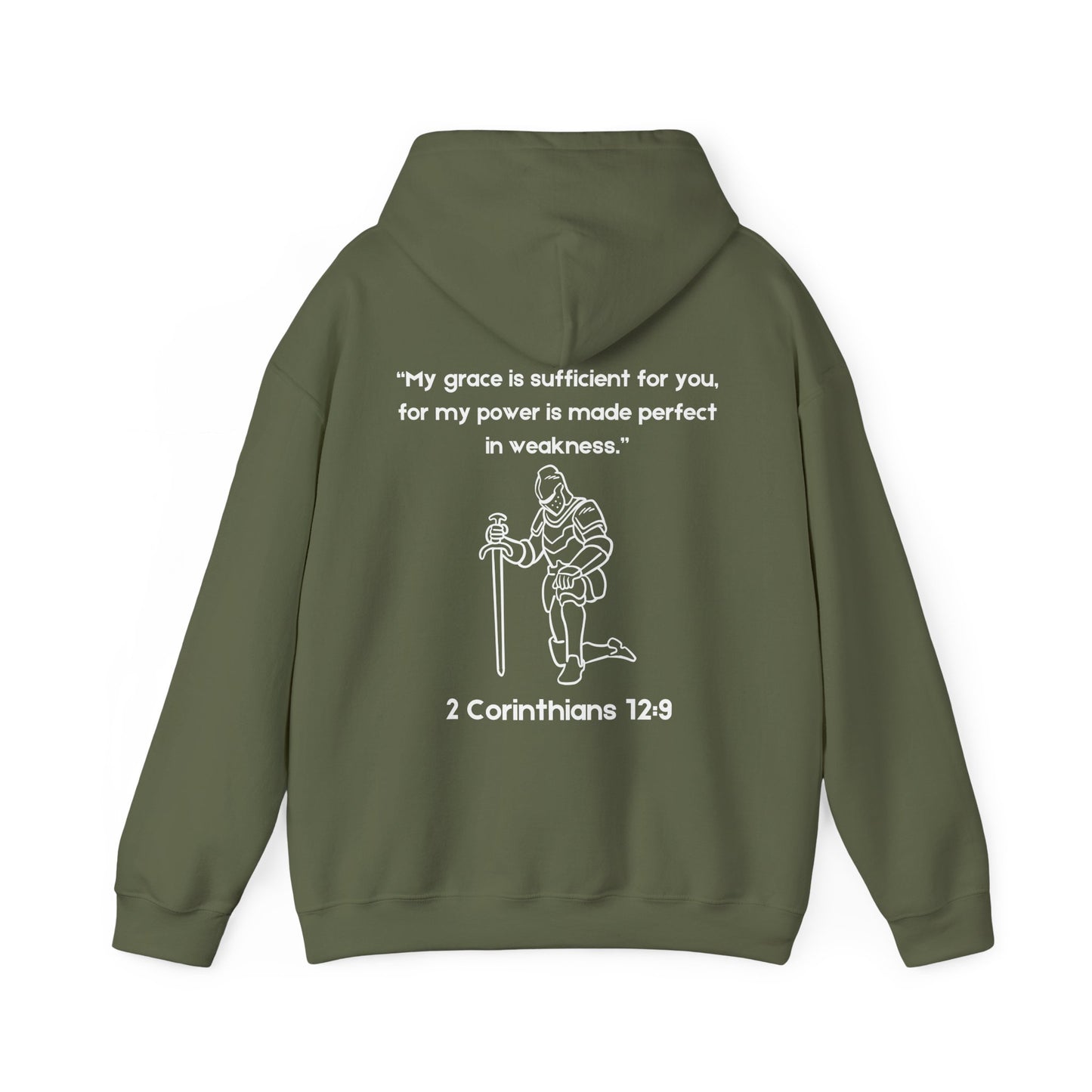 My Grace Is Sufficient Heavy Blend™ Hooded Sweatshirt