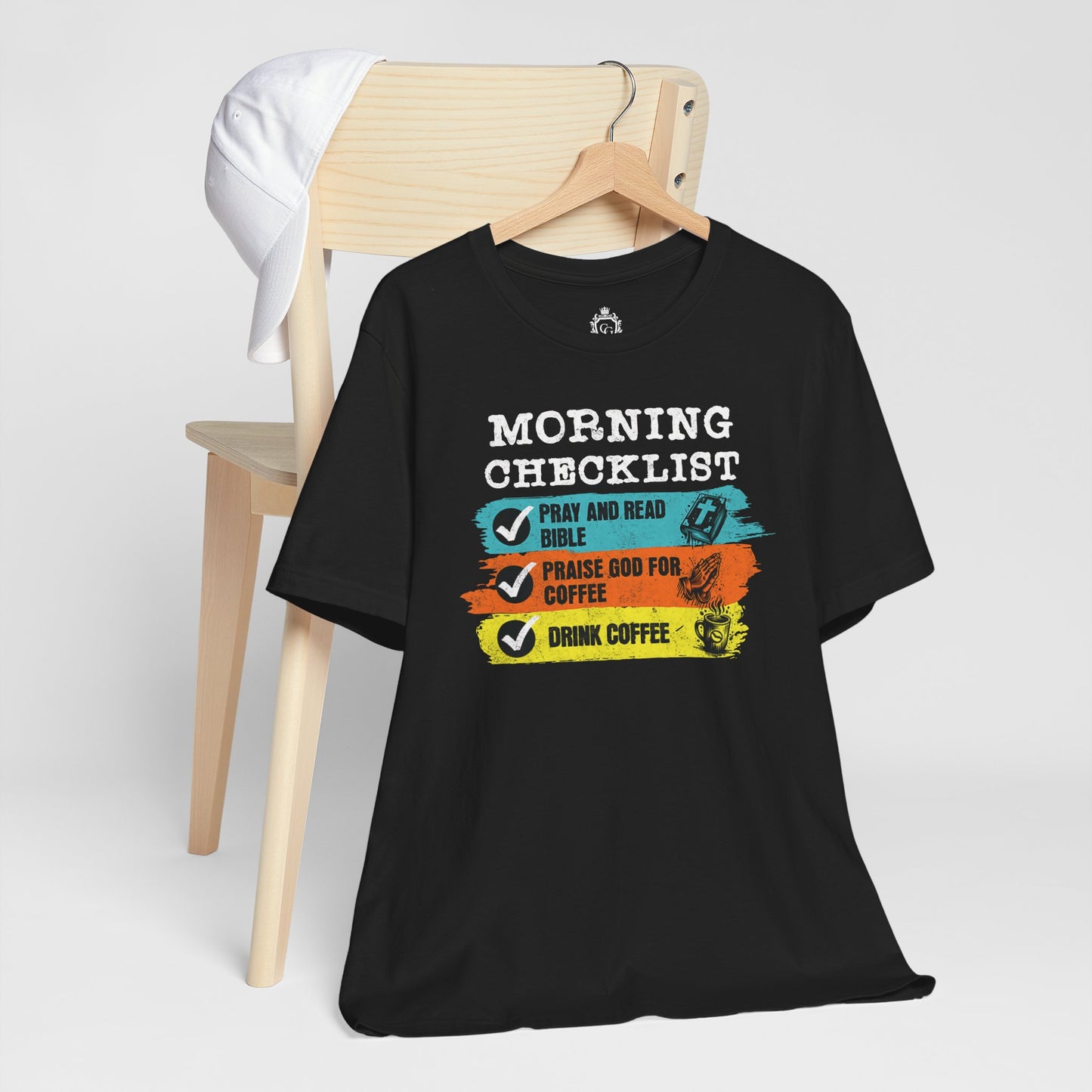 Morning Checklist Jersey Short Sleeve Tee