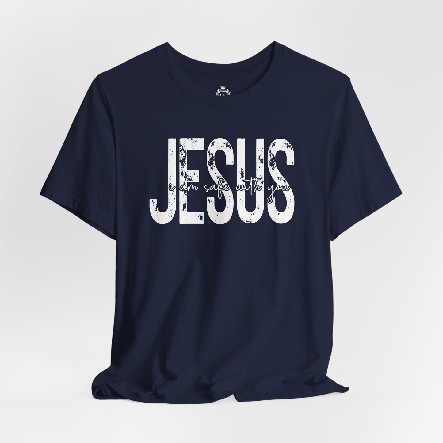 Jesus I am Safe With You Jersey Short Sleeve Tee