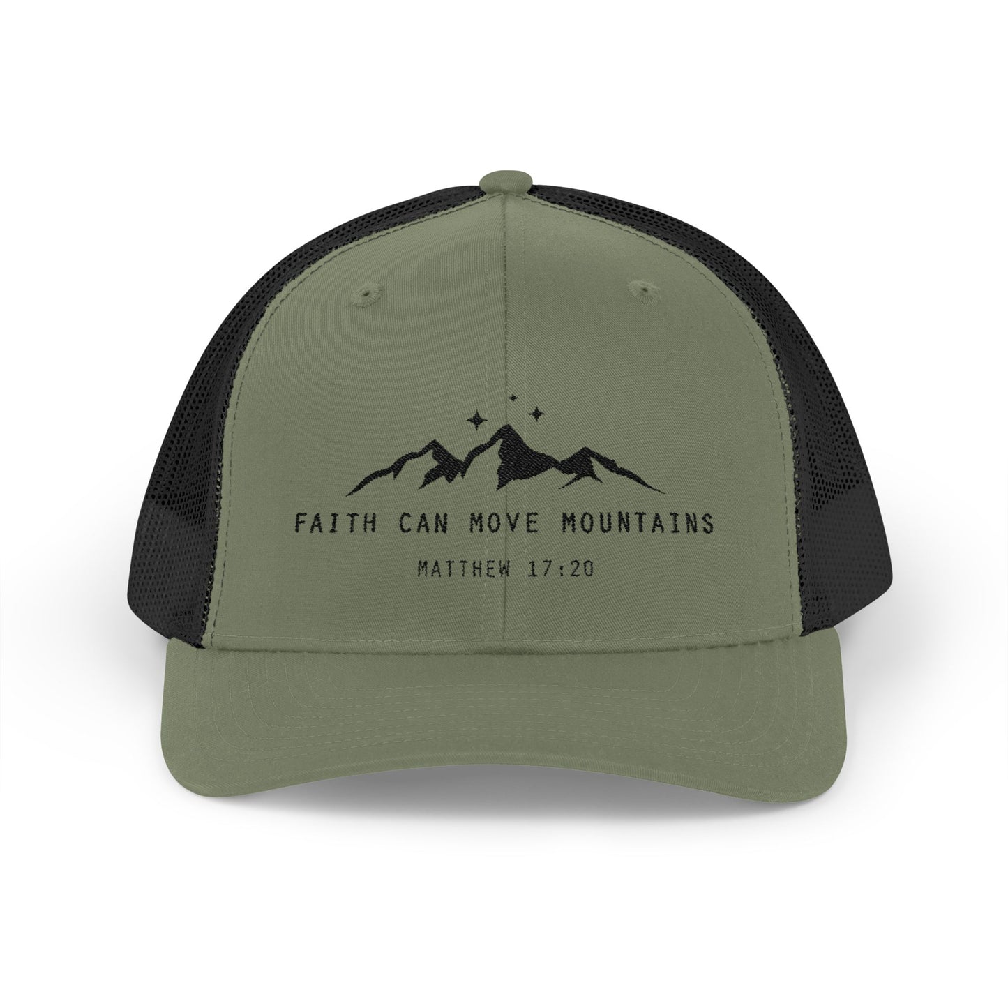 Faith Can Move Mountains Snapback Cap