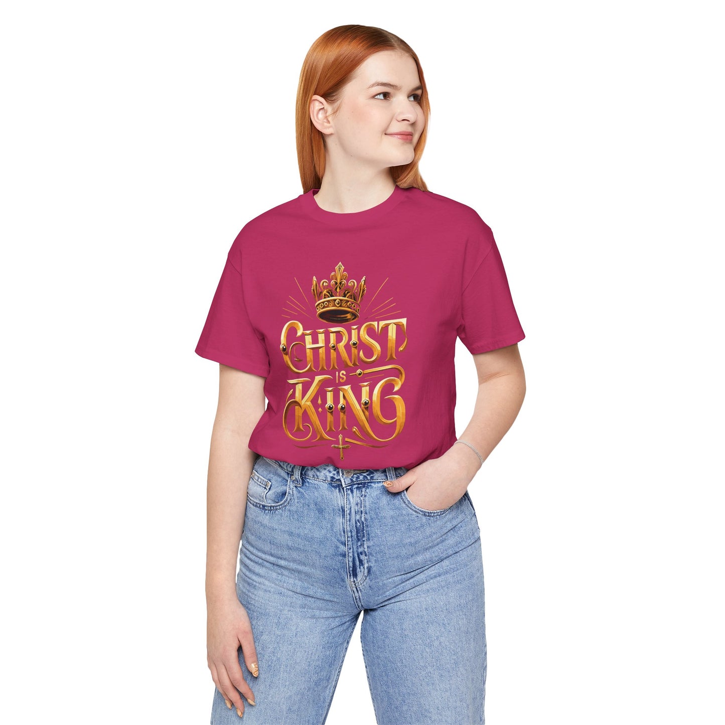 Christ Is King Jersey Short Sleeve Tee