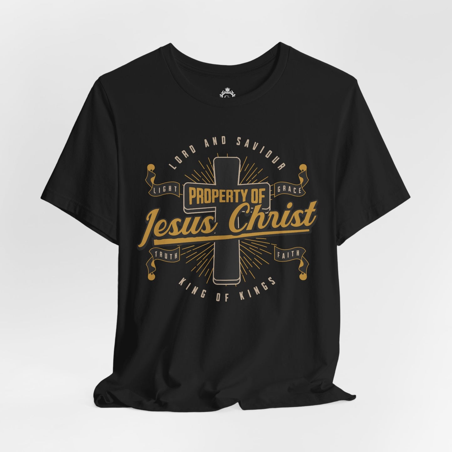 Property Of Jesus Christ Jersey Short Sleeve Tee
