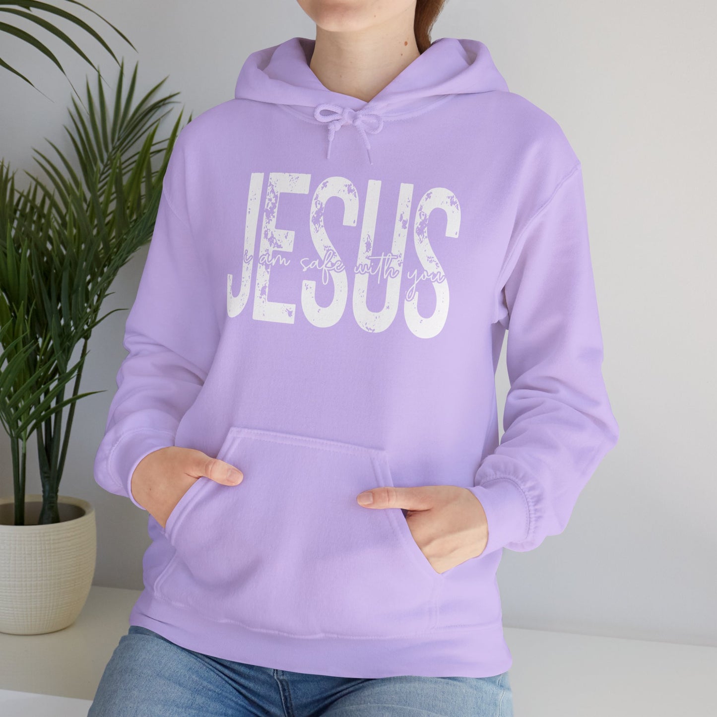 Jesus I Am Safe With You Heavy Blended Hoodie
