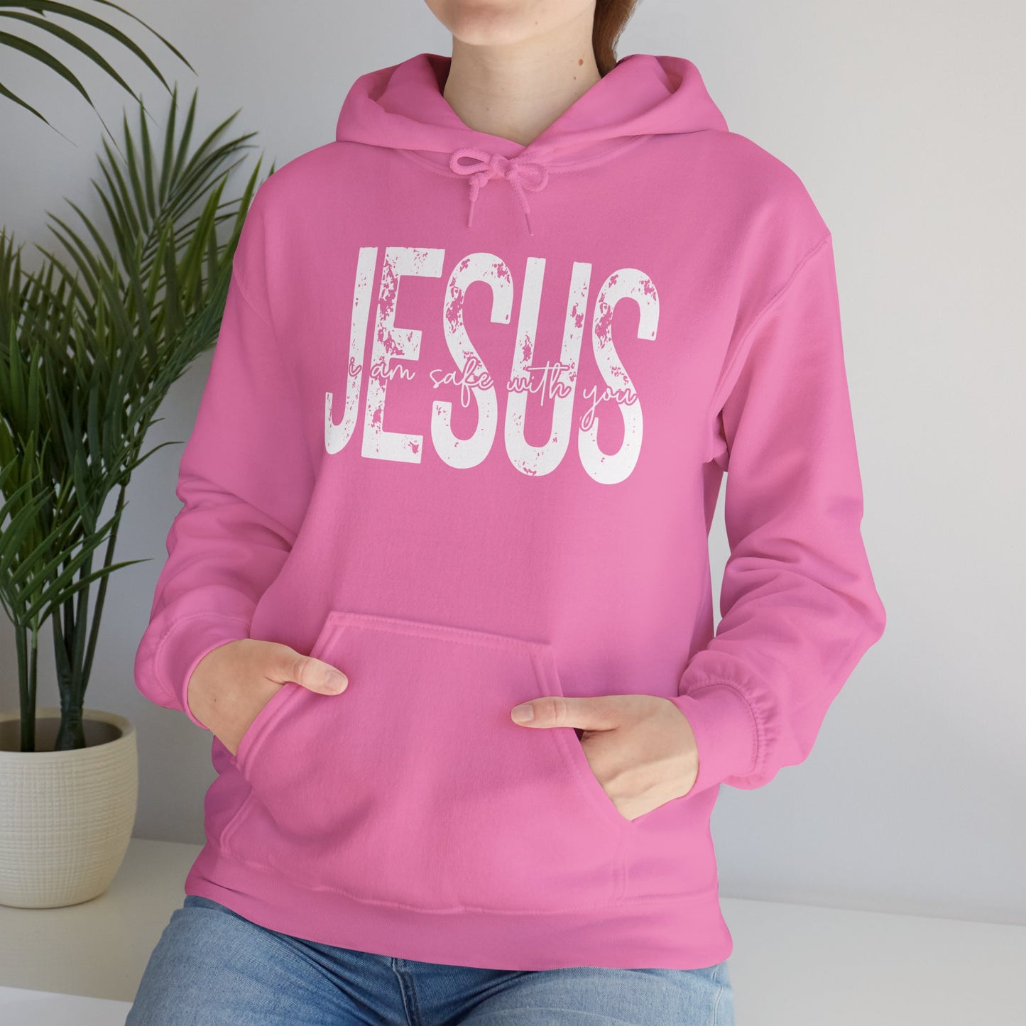 Jesus I Am Safe With You Heavy Blended Hoodie