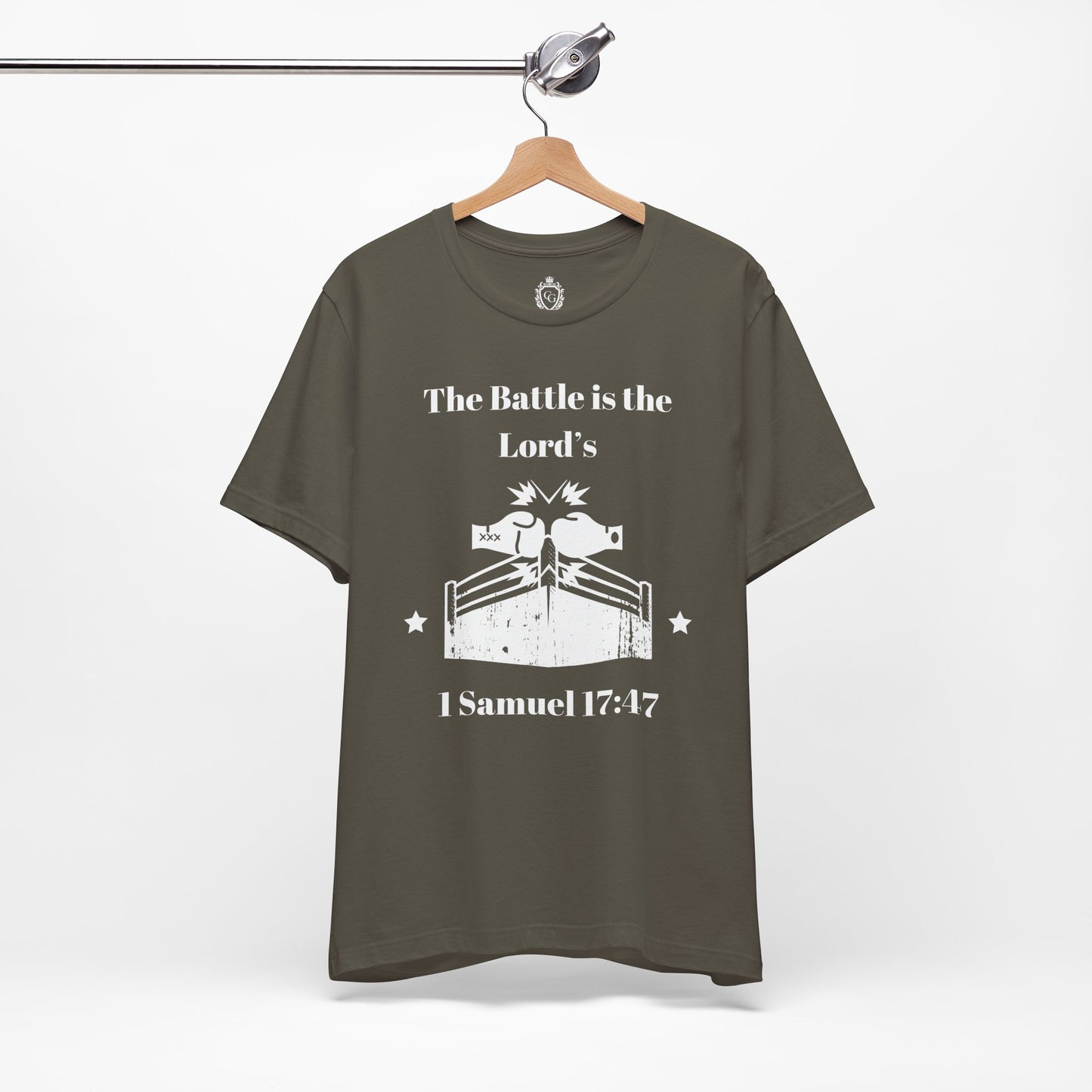 The Battle Is The Lord's Jersey Short Sleeve Tee