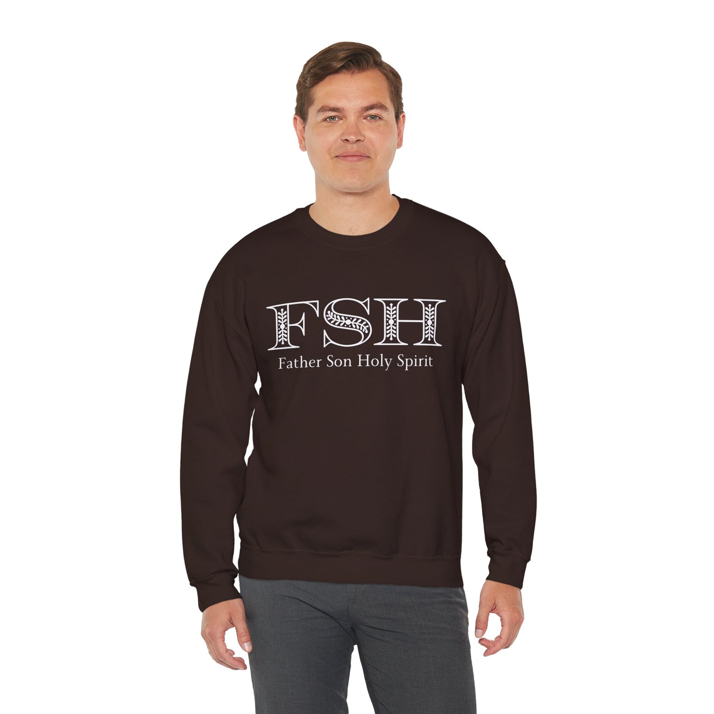 Father Son Holy Spirit Heavy Blend™ Crewneck Sweatshirt