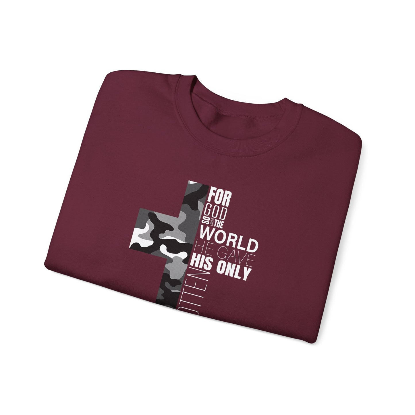 Men's Sweatshirt - For God So Loved The World