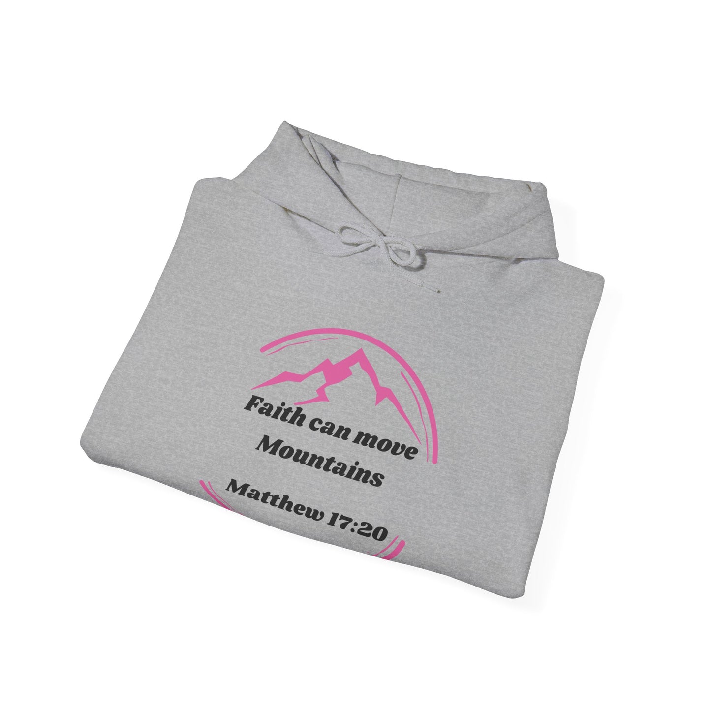 Faith Can Move Mountains Heavy Blend™ Hooded Sweatshirt