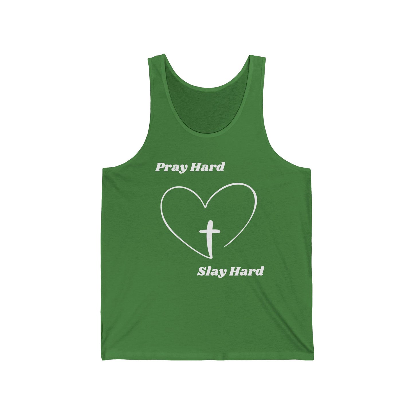 Pray Hard Slay Hard Jersey Tank