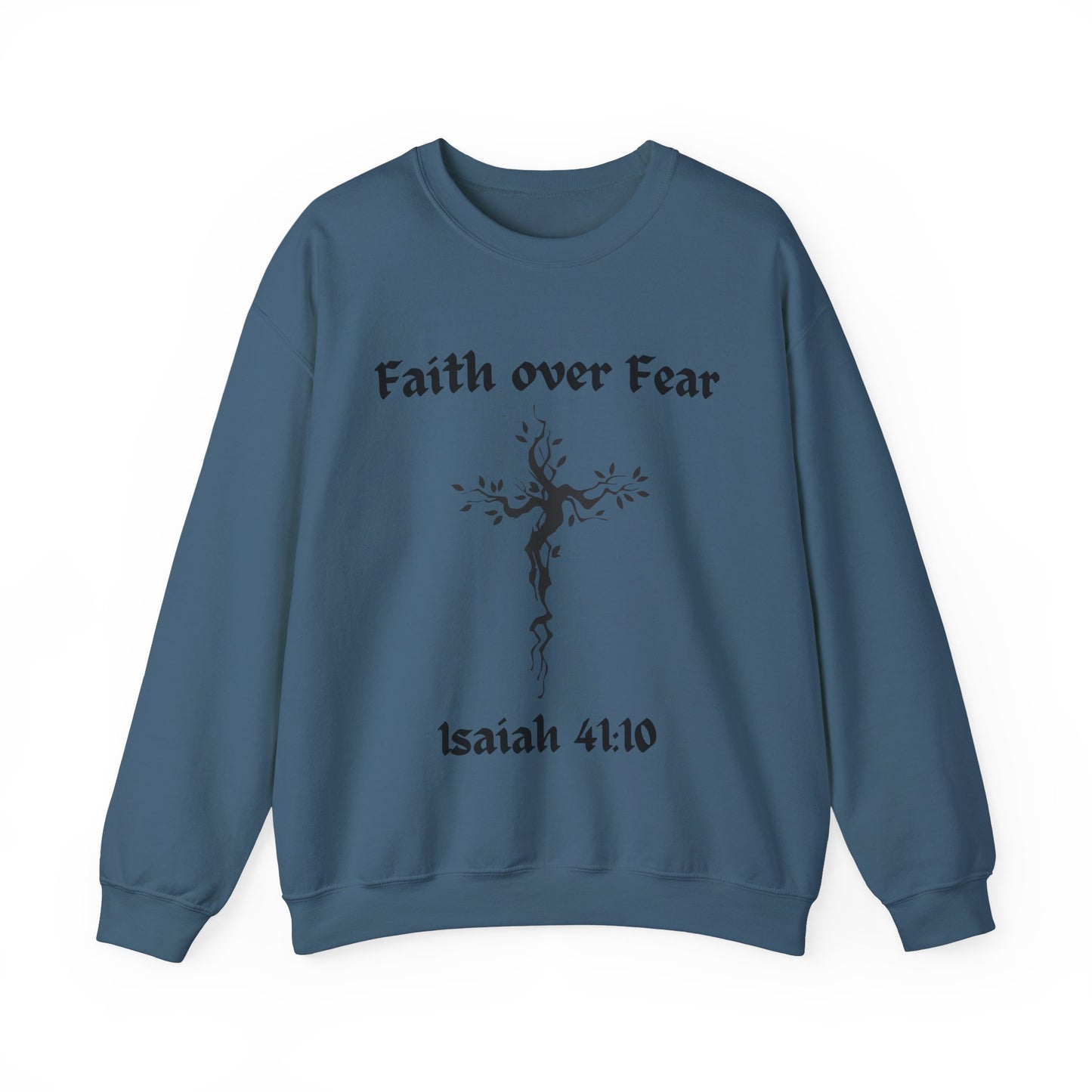 Faith over Fear Heavy Blend™ Crewneck Sweatshirt