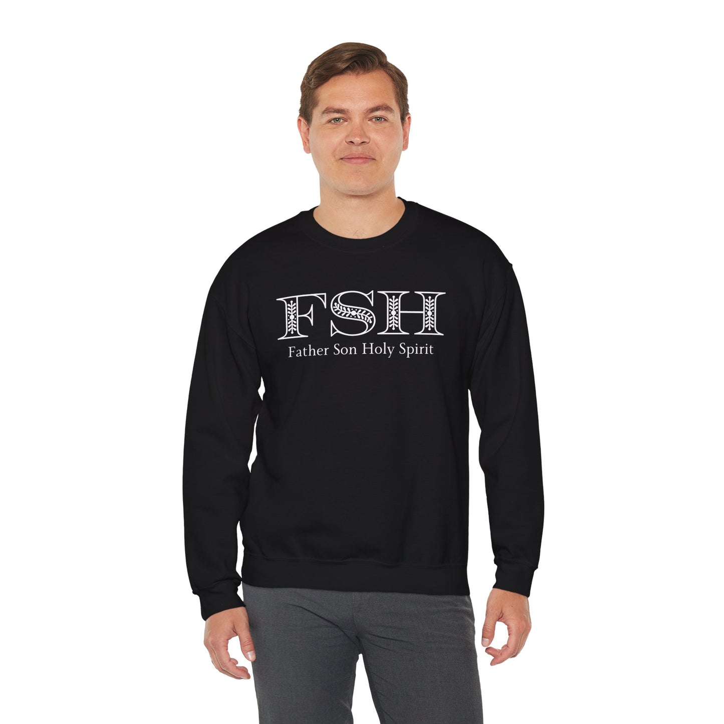 Men's Sweatshirt - Father Son Holy Spirit