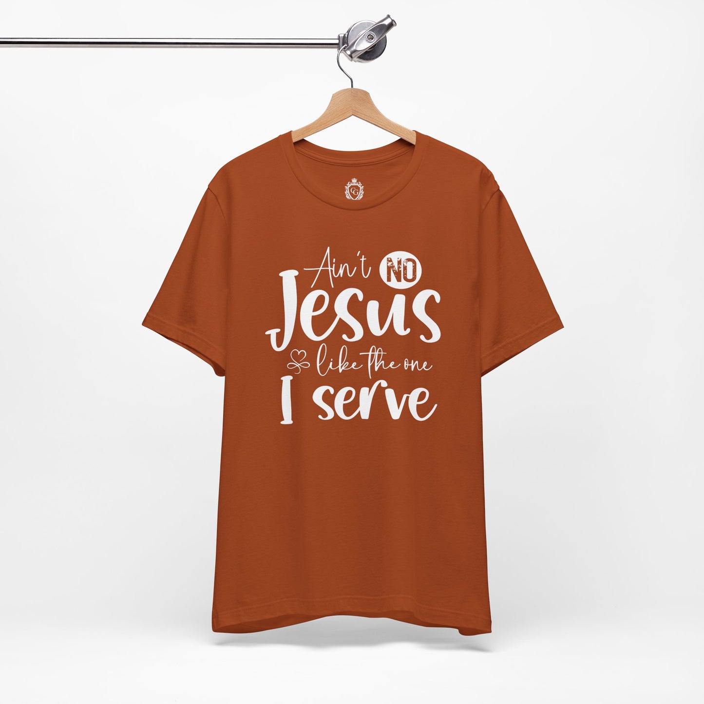Ain’t No Jesus Like The One I Serve Jersey Short Sleeve Tee